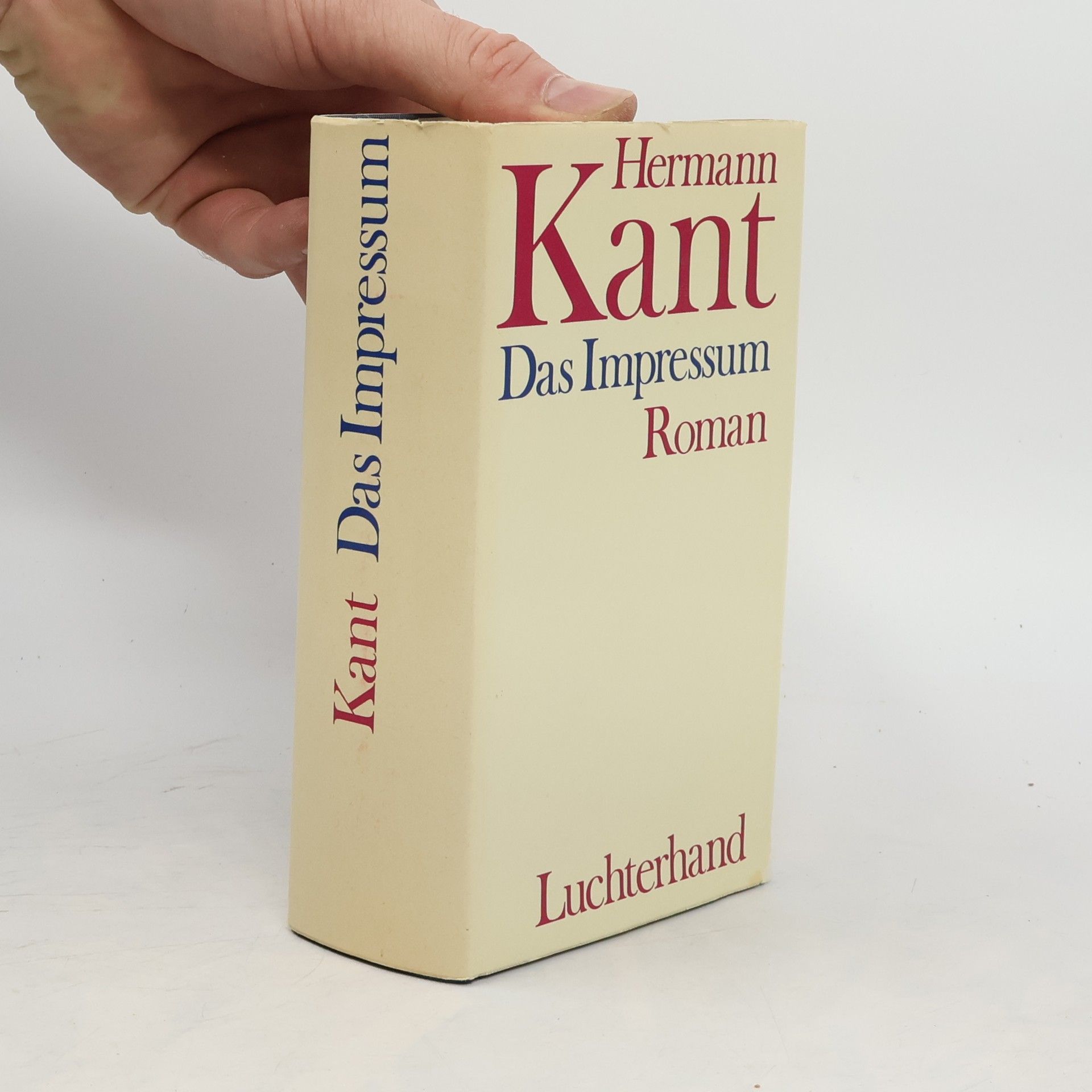 Hermann Kant Das Impressum