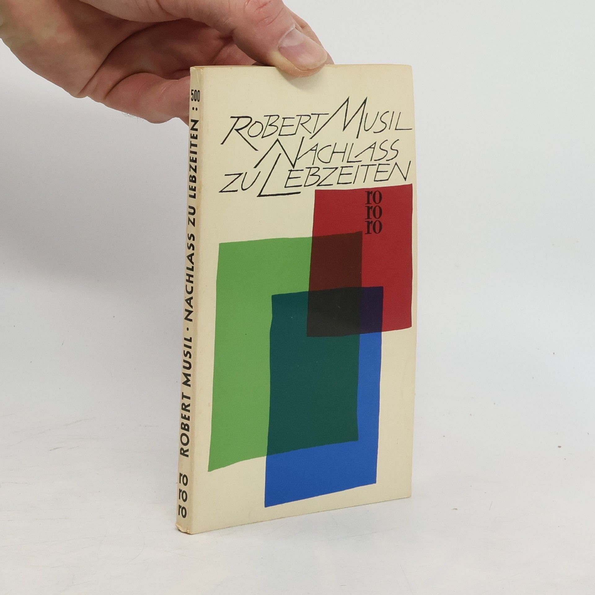 Robert Musil Nachlass zu Lebzeiten