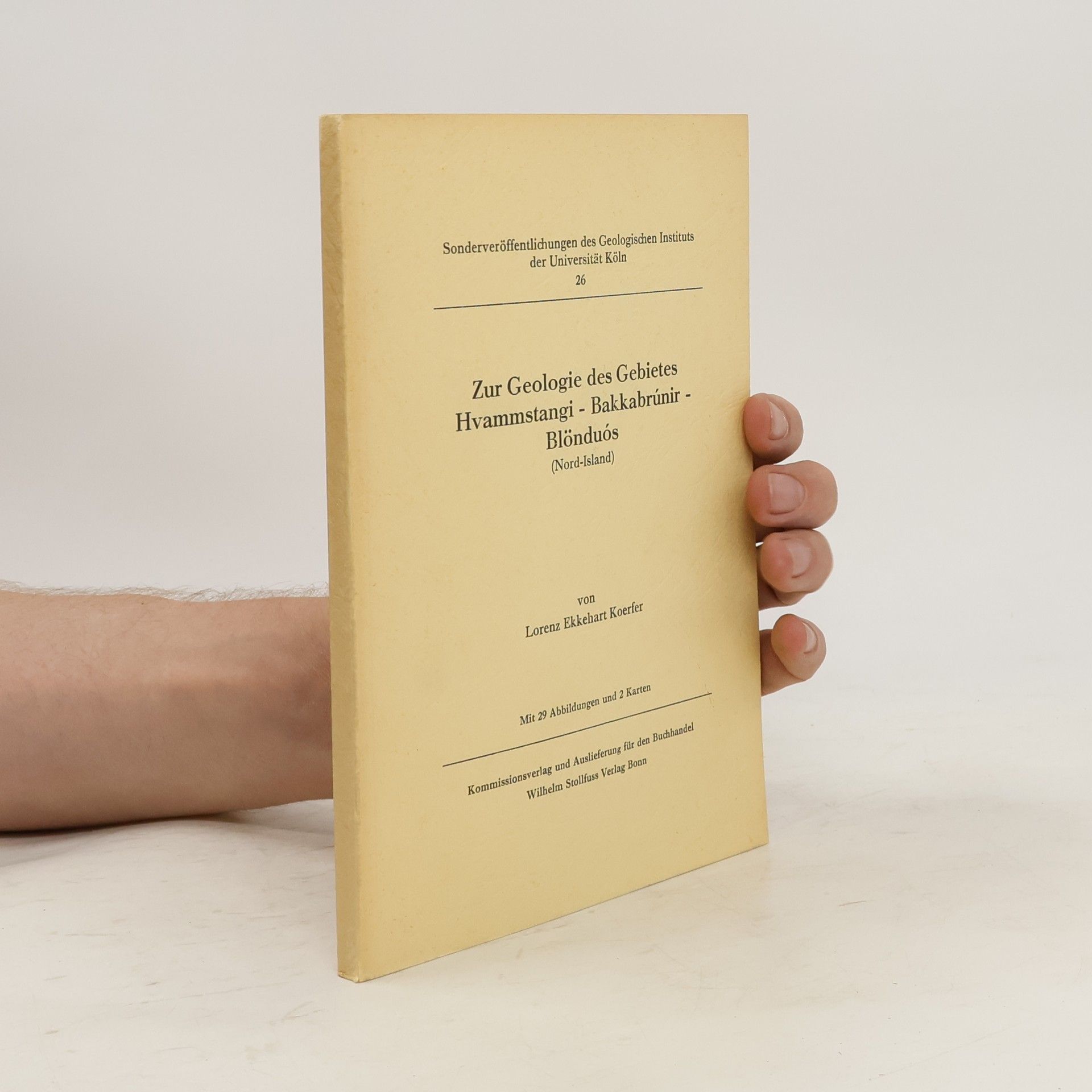 Lorenz Ekkehart Koerfer Zur Geologie des Gebietes Hvammstangi – Bakkabrúnir – Blönduós (Nord-Island)