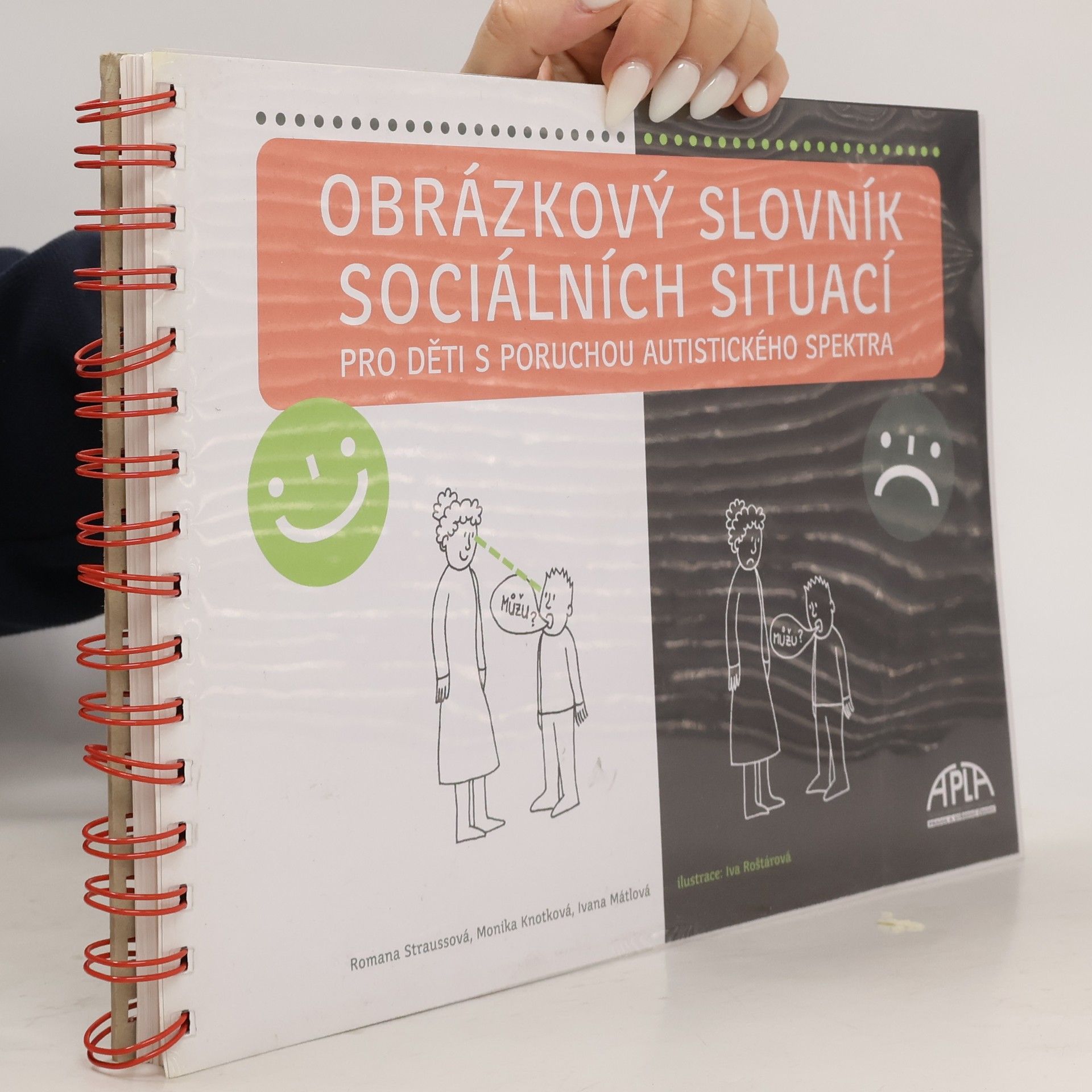 Romana Straussová Obrázkový slovník sociálních situací pro děti s poruchou autistického spektra