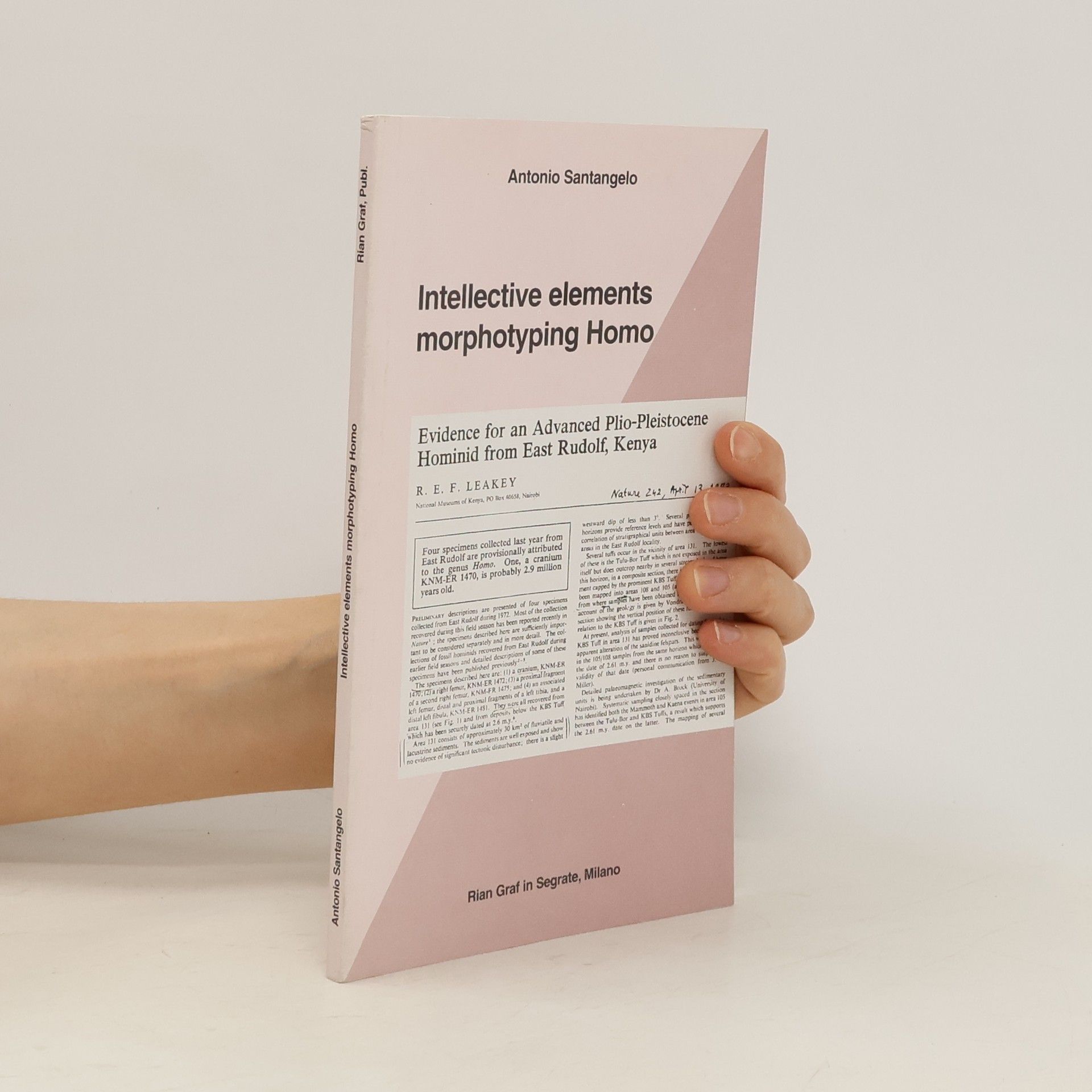 Antonio Santangelo Intellective elements morphotyping Homo