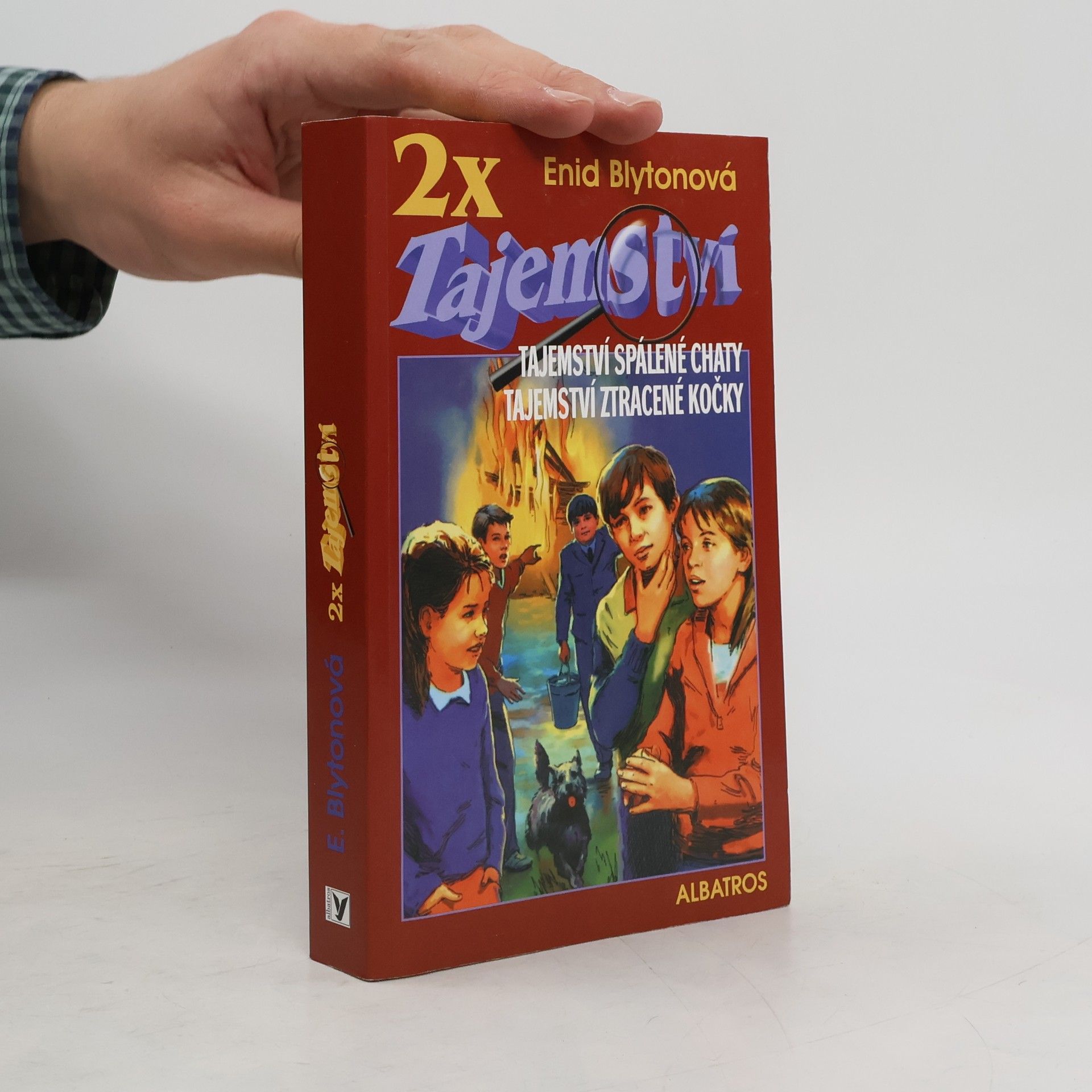 Enid Blyton Tajemství spálené chaty. Tajemství ztracené kočky. 2x tajemství