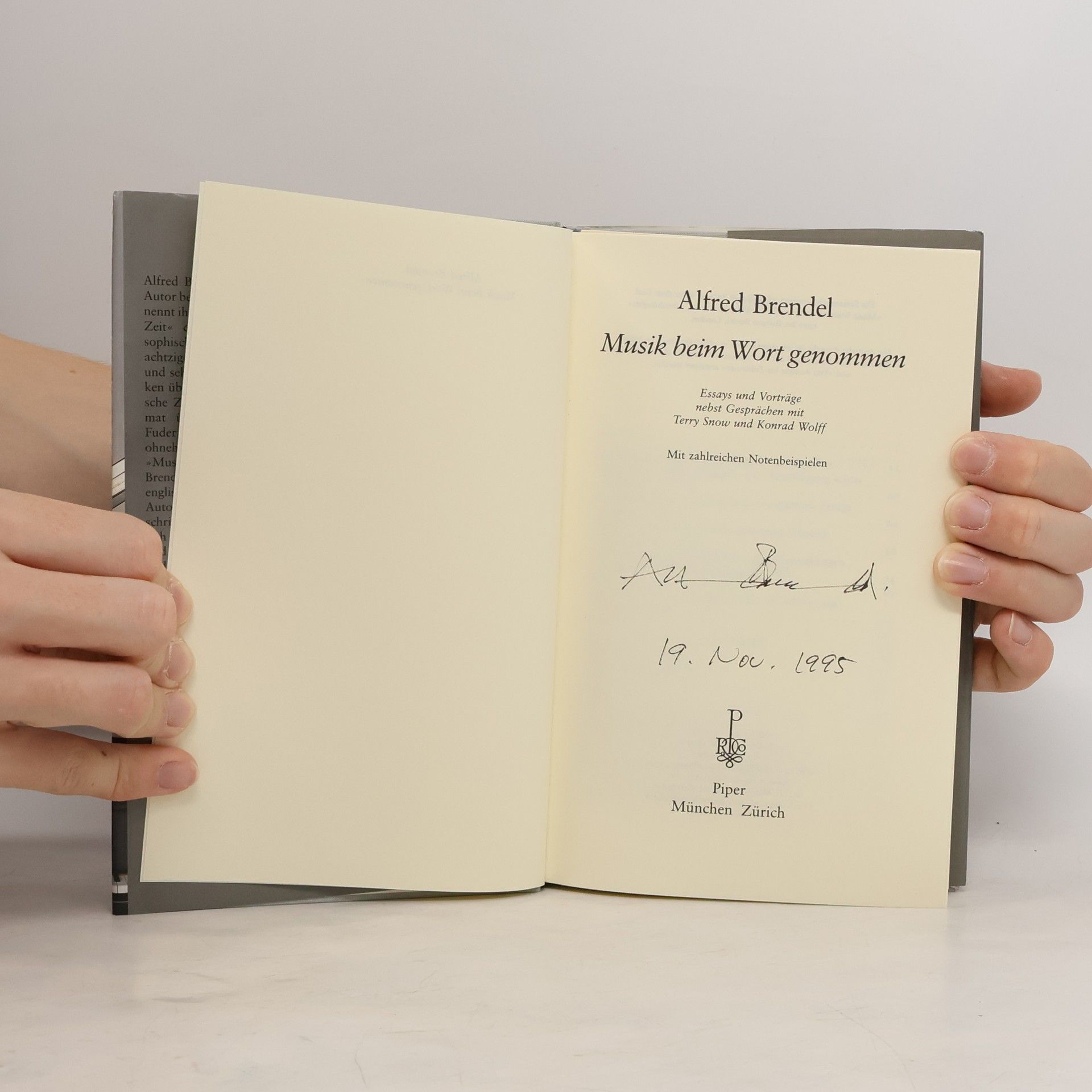Alfred Brendel Musik beim Wort genommen