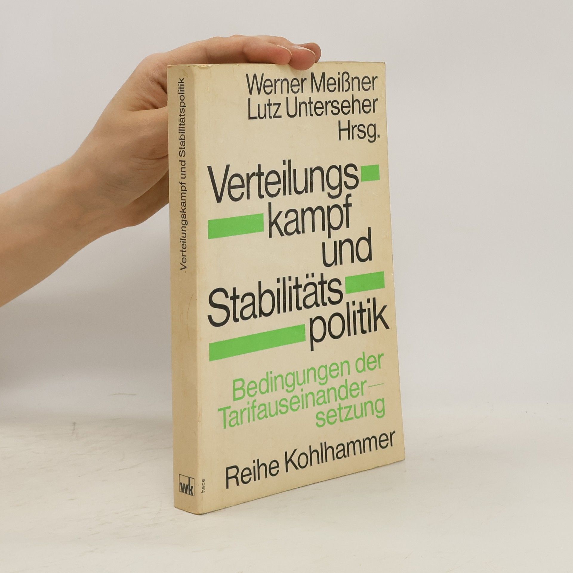 Werner Meißner Verteilungskampf und Stabilitätspolitik