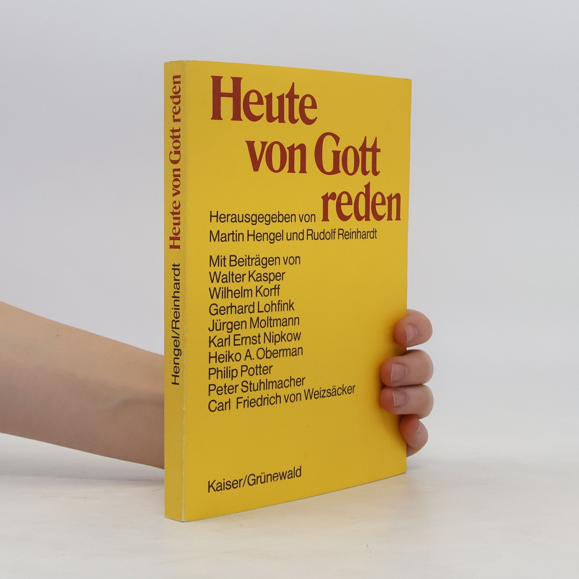 Martin Hengel Heute von Gott reden
