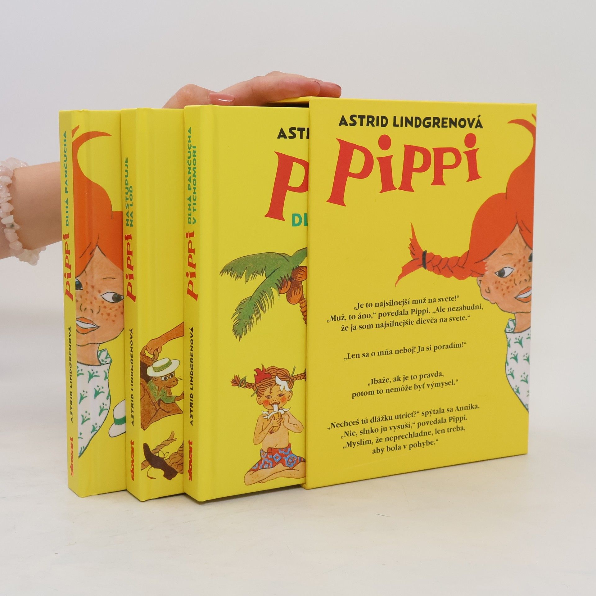 Astrid Lindgren Pippi dlhá pančucha. Pippi nastupuje na loď. Pippi dlhá pančucha v tichomorí