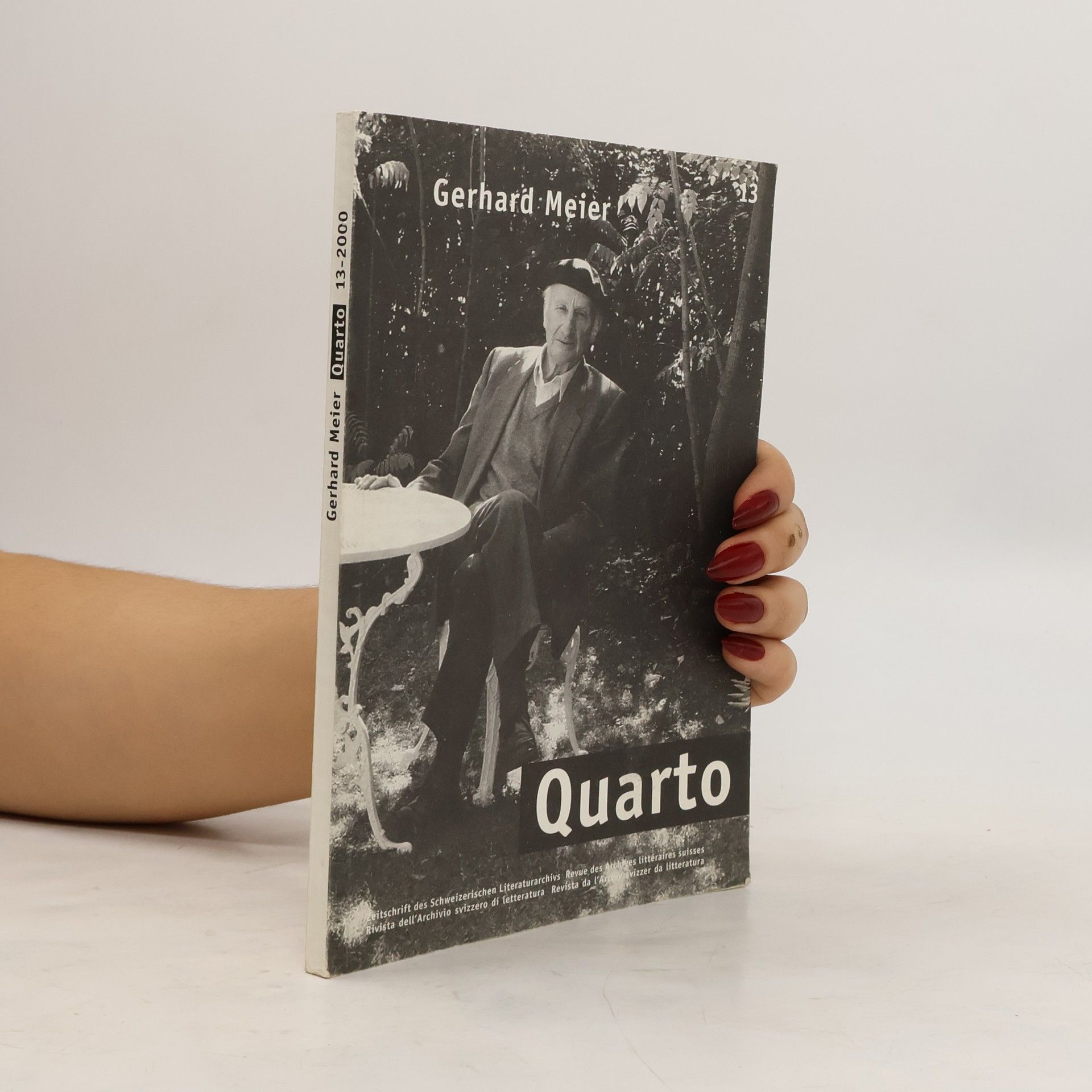 kolektiv Quarto 13/2000. Gerhard Meier