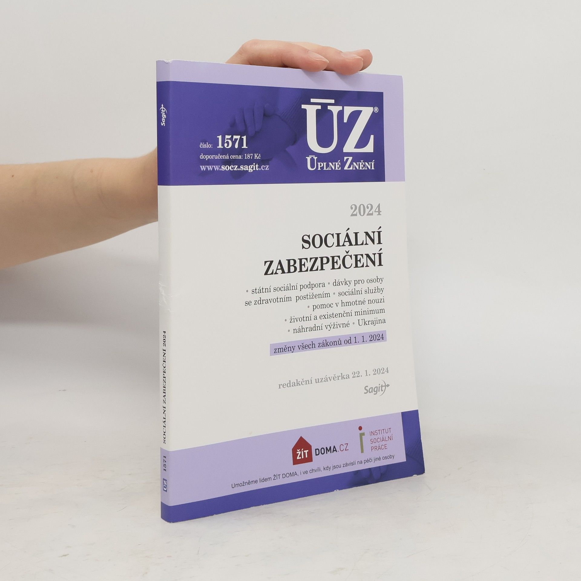 Collectif d'auteurs ÚZ 1571 Sociální zabezpečení 2024