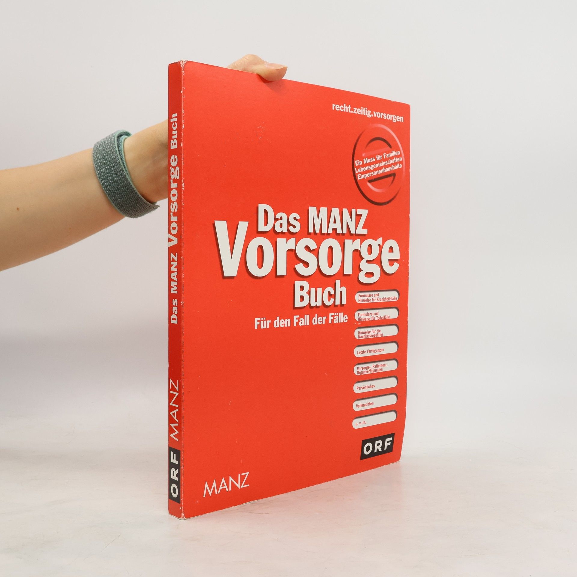 Heinrich Meyer-Götz Das Manz-Vorsorgebuch