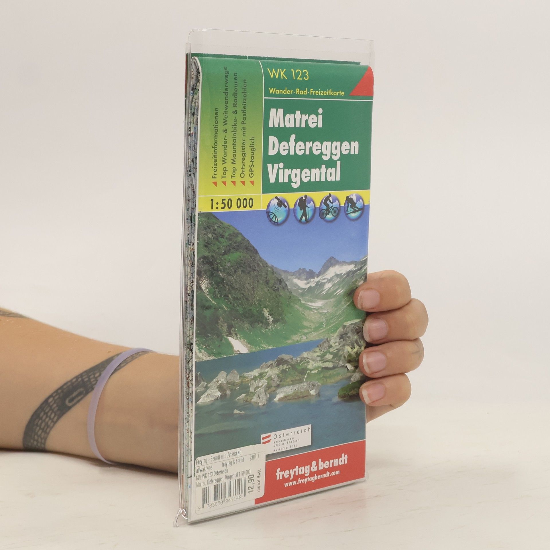 kolektiv Freytag & Berndt Wander-, Rad- und Freizeitkarte Matrei, Defereggen, Virgental