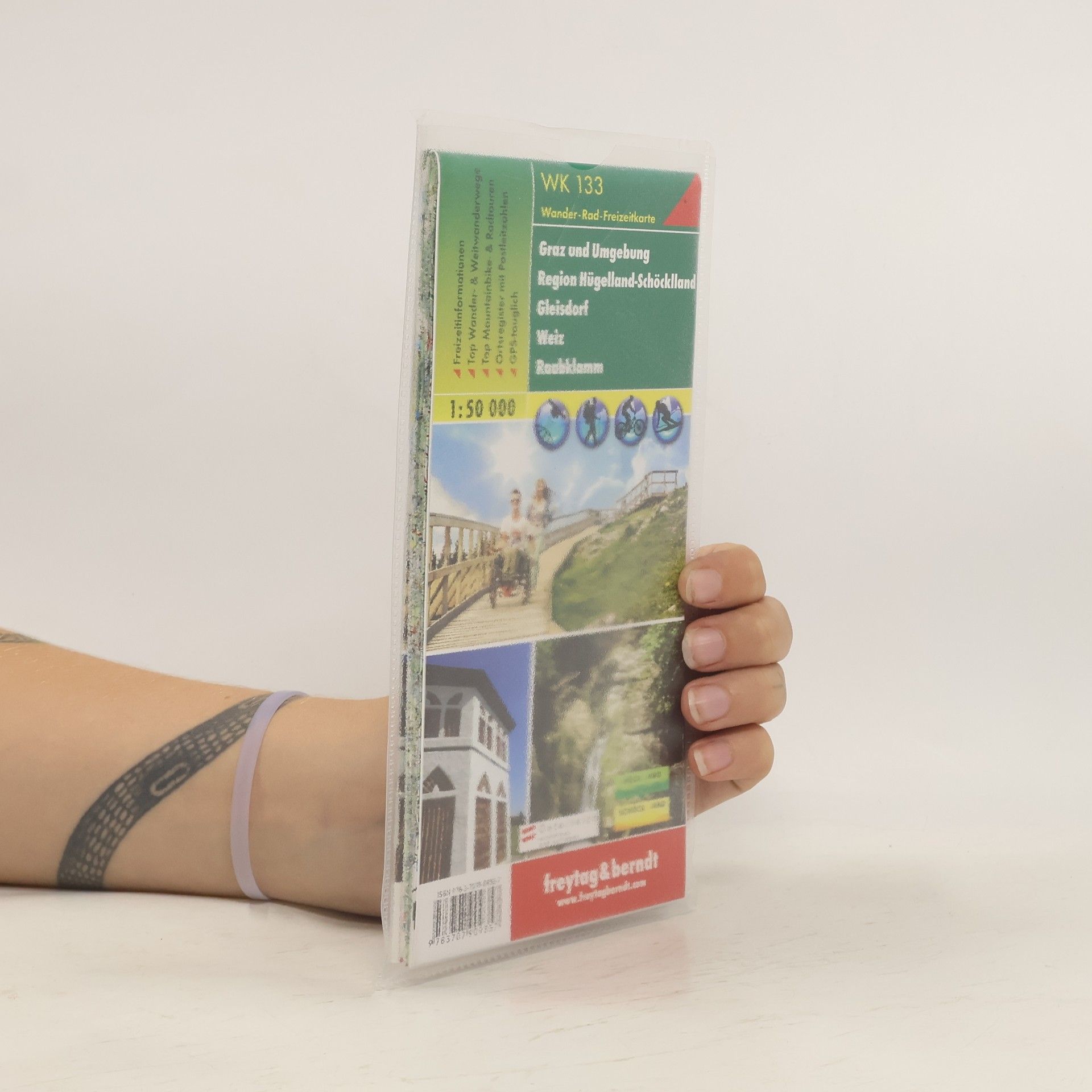 kolektiv Freytag & Berndt Wander-, Rad- und Freizeitkarte Graz und Umgebung, Raabklamm, Gleisdorf, Lannach, Stübing