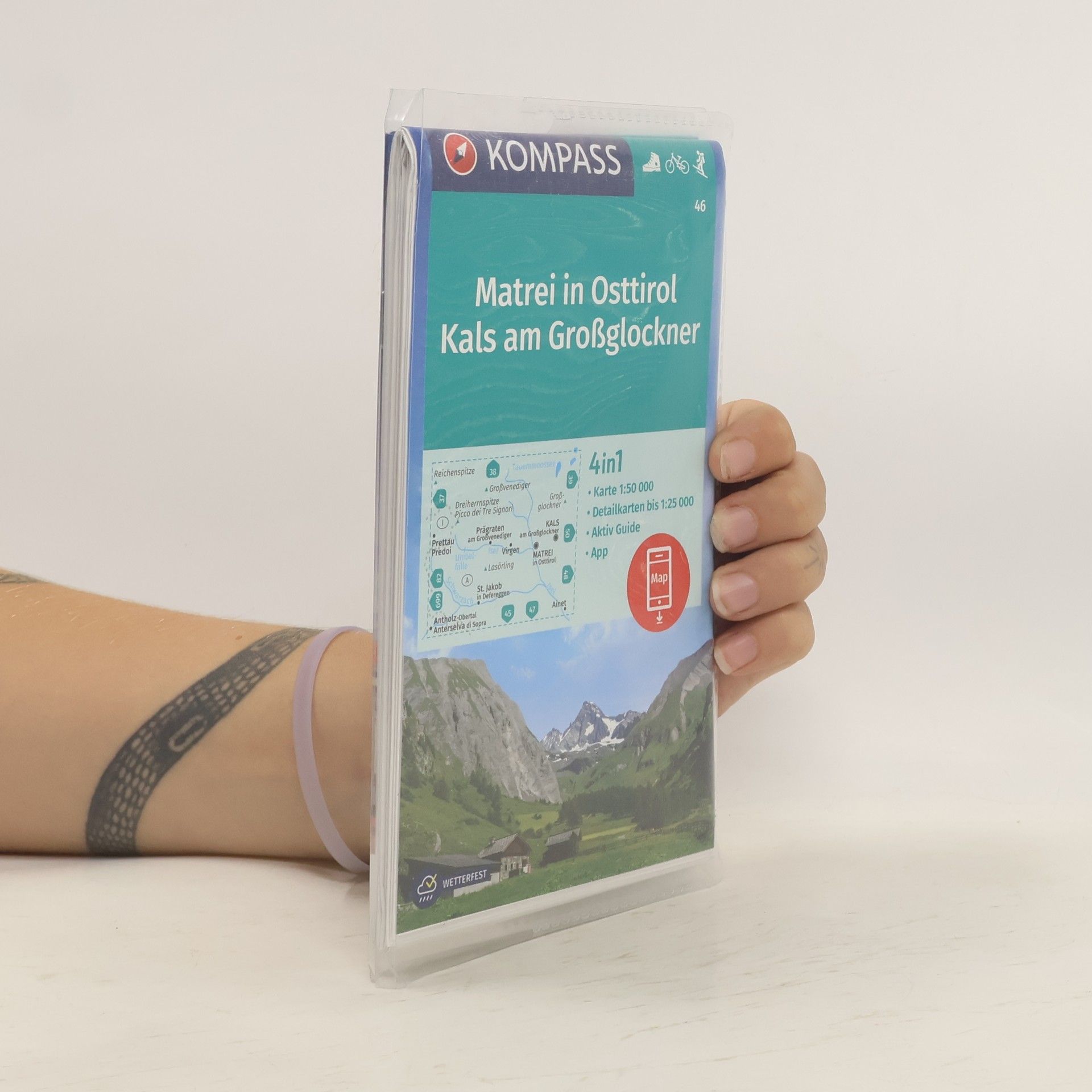 KOMPASS-Karten GmbH KOMPASS Wanderkarte Matrei in Osttirol, Kals am Großglockner 1:50 000