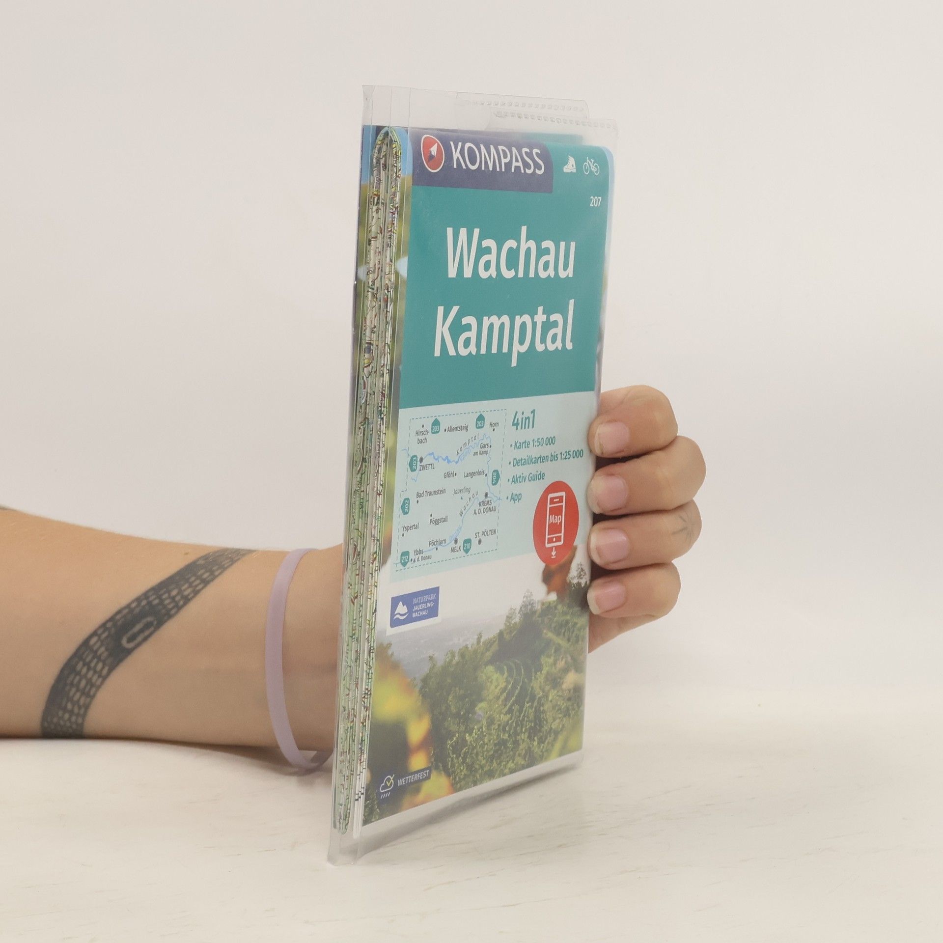 KOMPASS-Karten GmbH KOMPASS Wanderkarte Wachau, Kamptal 1:50 000