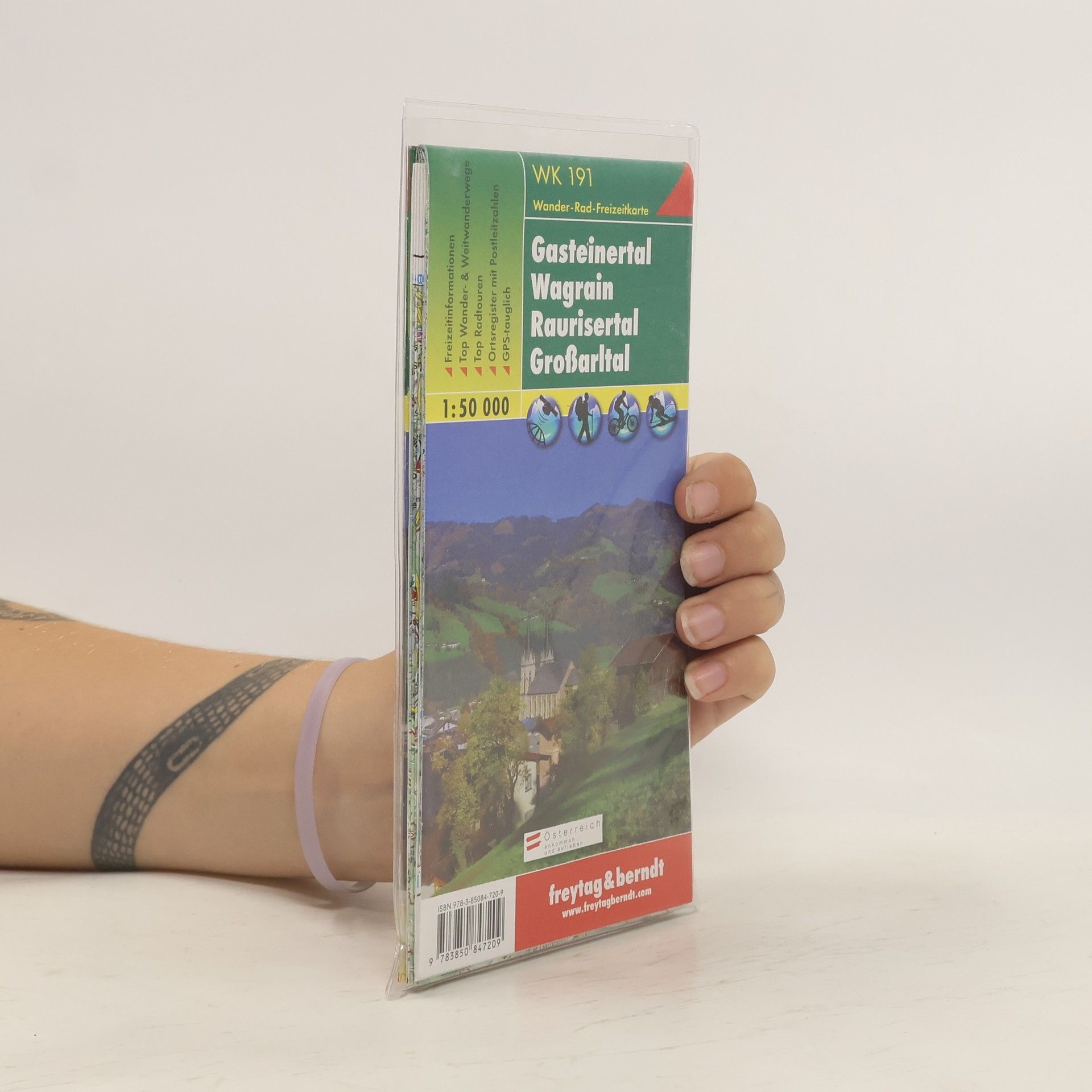 kolektiv Freytag & Berndt Wander-, Rad- und Freizeitkarte Gasteiner Tal, Wagrain, Großarltal