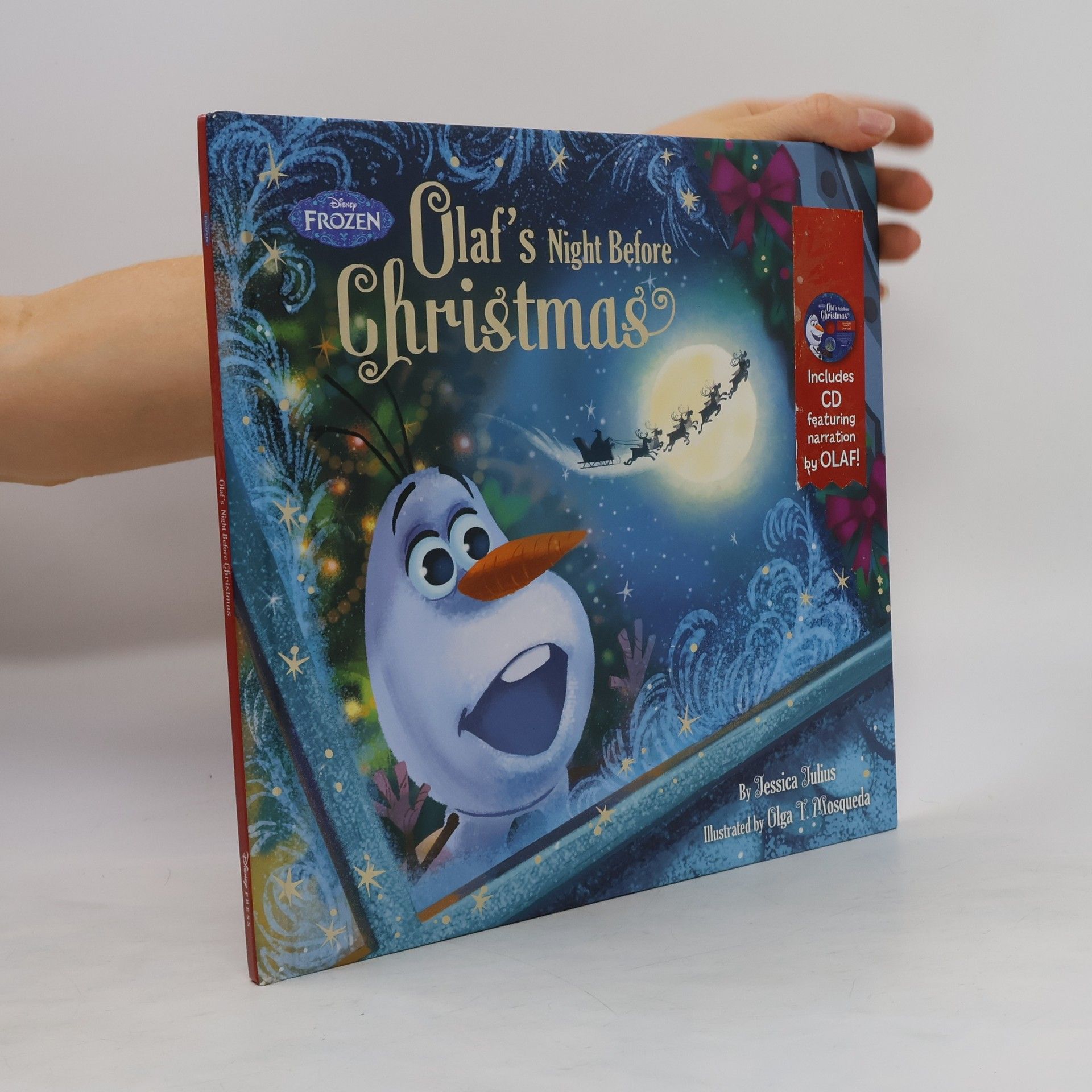 Collectif d'auteurs Frozen Olaf's Night Before Christmas Book & CD