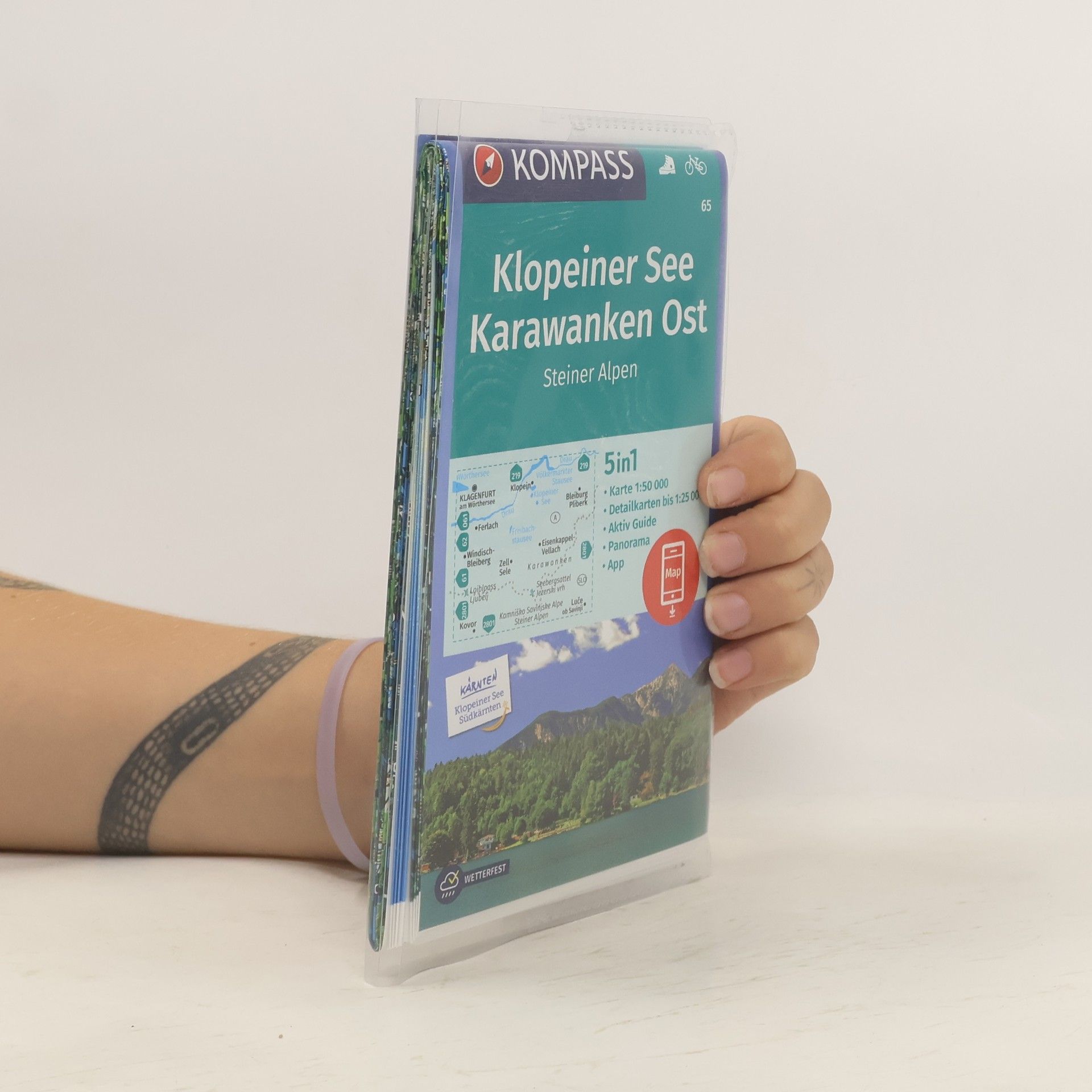 KOMPASS-Karten GmbH Klopeiner See, Karawanken Ost 1:50 000