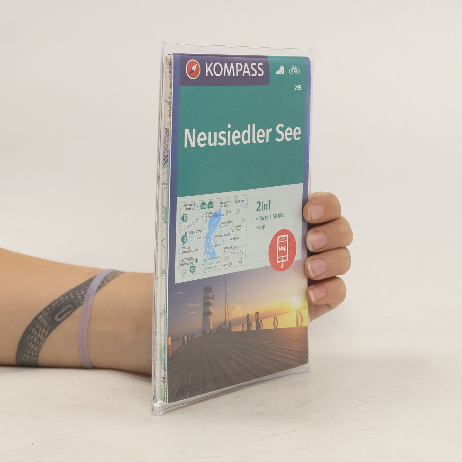 Kompass Karten GmbH KOMPASS Wanderkarte 215 Neusiedler See 1:50.000