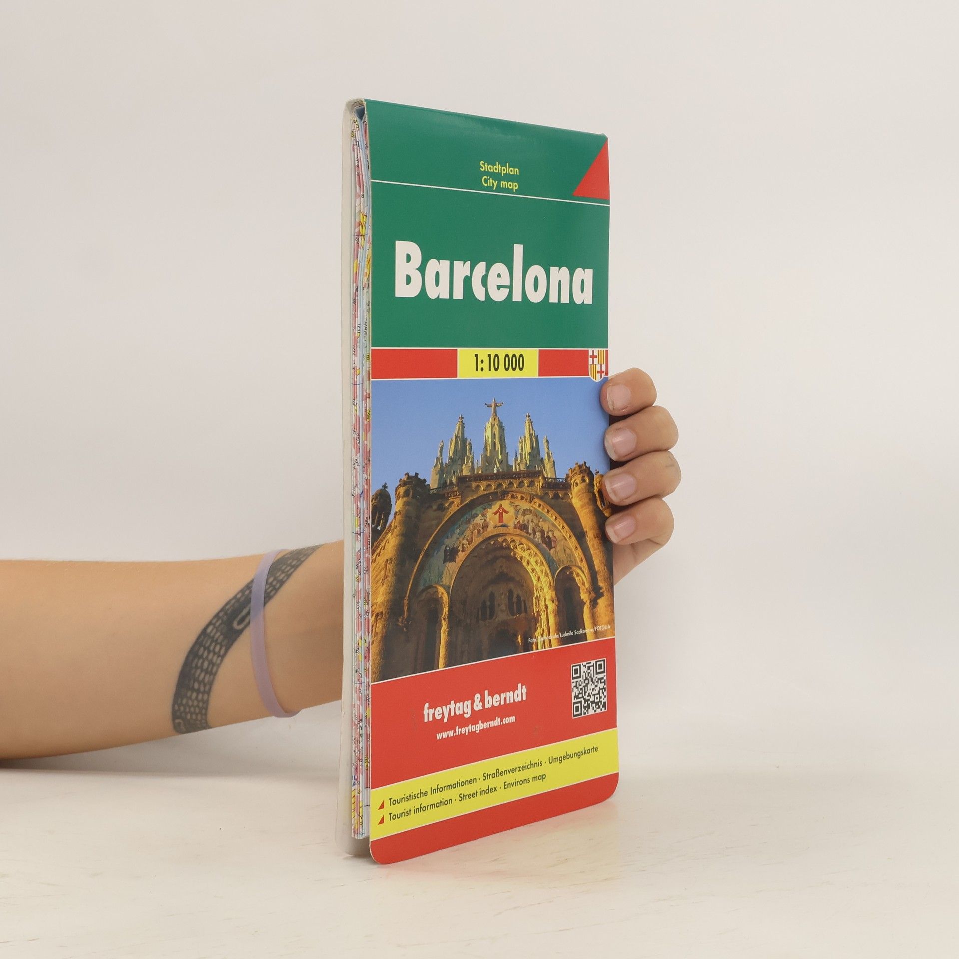 Freytag&Berndt Barcelona 1:10T plán města