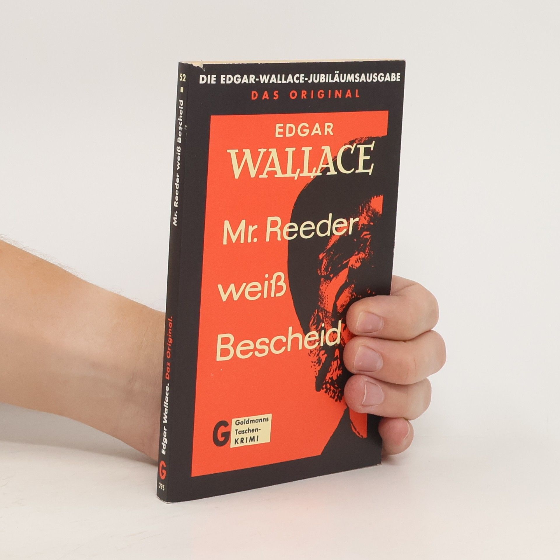 Edgar Wallace M[iste]r Reeder weiss Bescheid