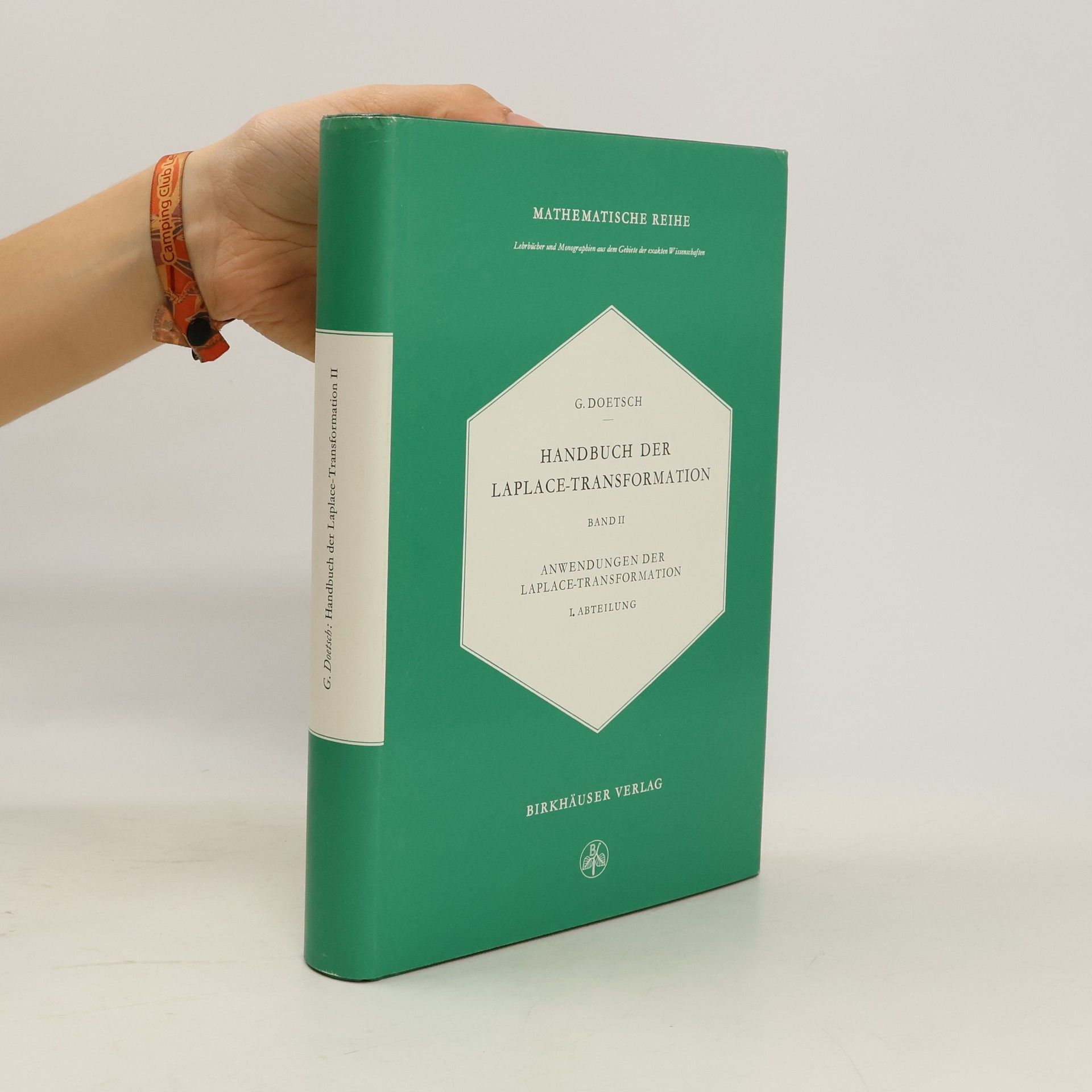 Gustav Doetsch Handbuch der Laplace-Transformation. Band II.