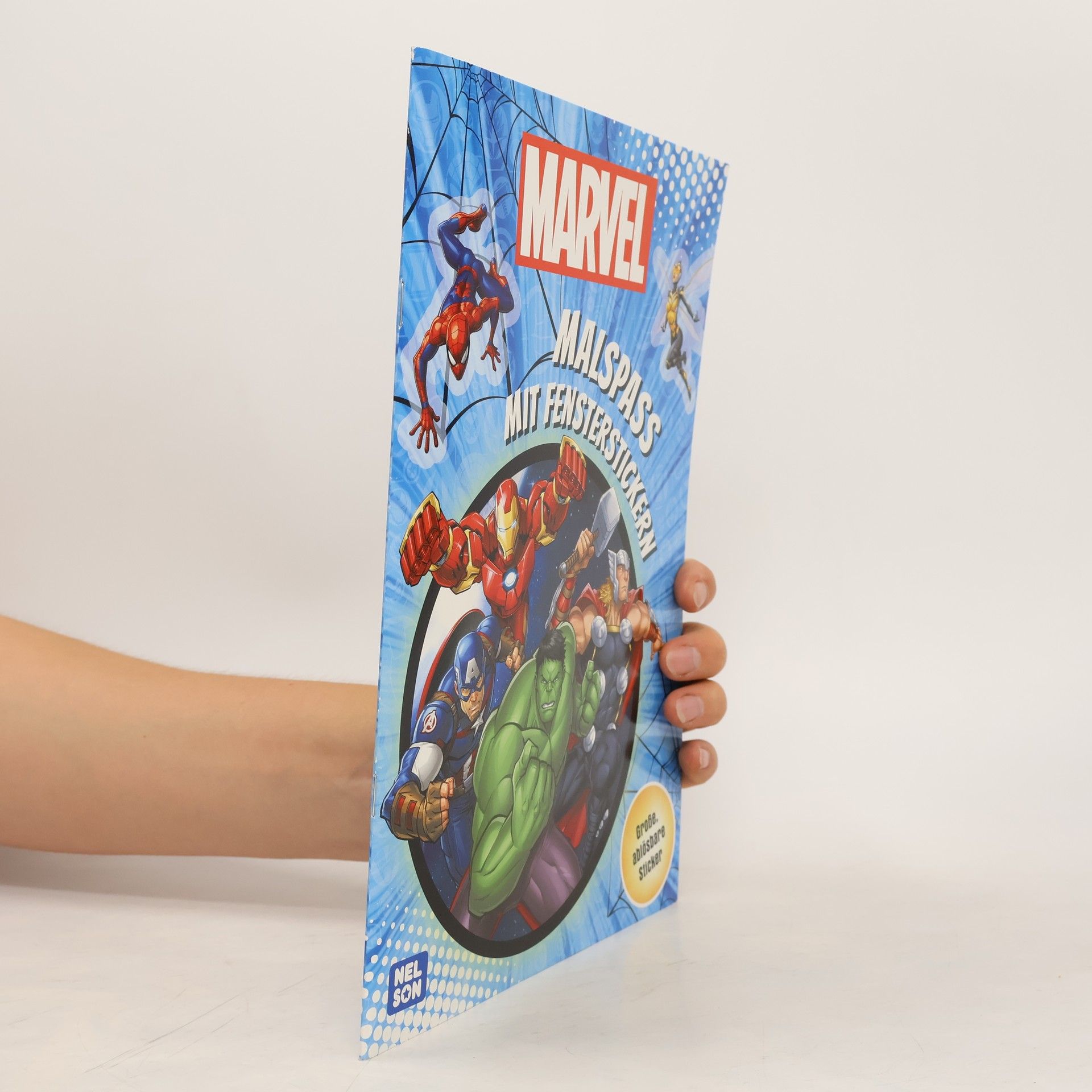Nelson Verlag MARVEL: Malspaß mit Fensterstickern