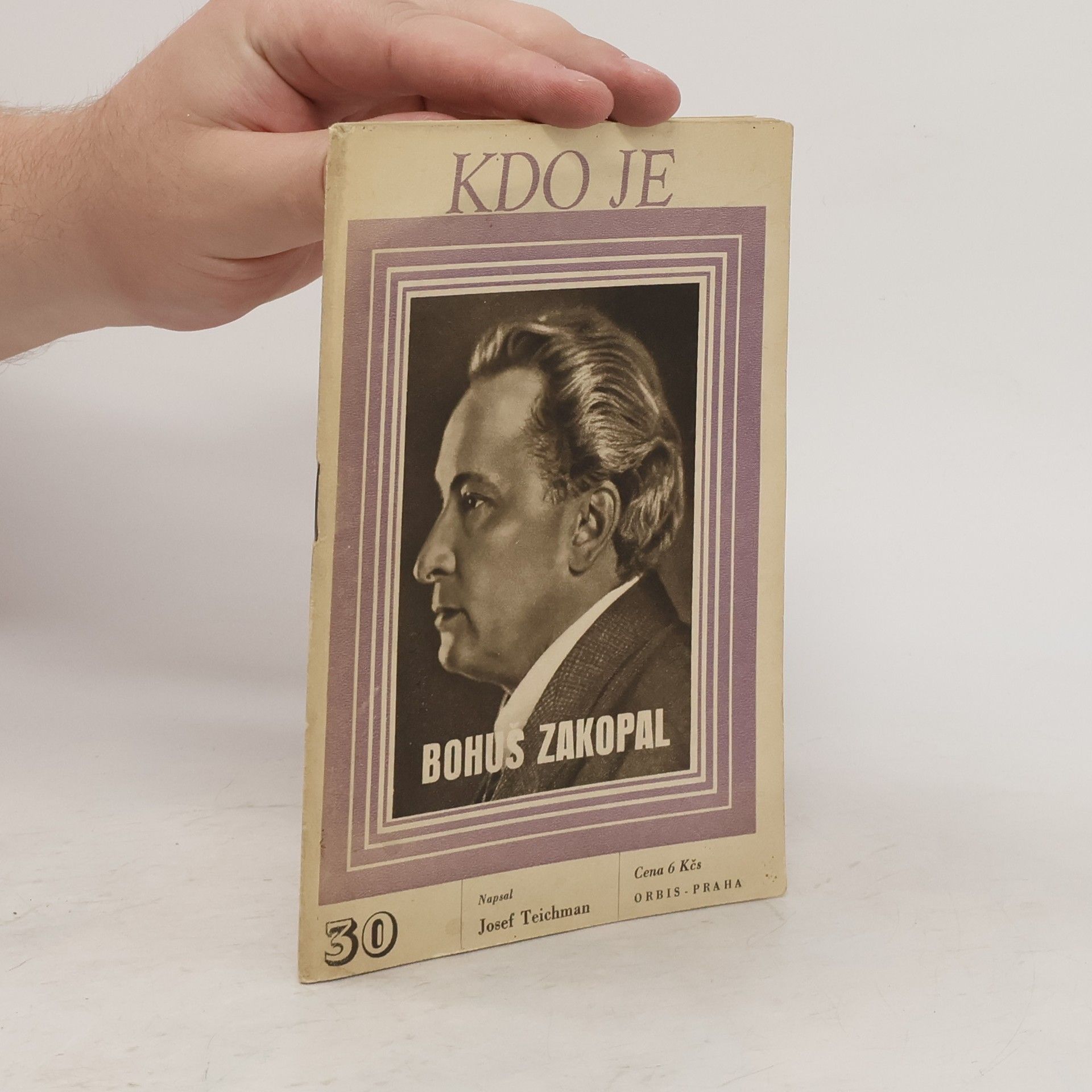 Josef Teichman Kdo je Bohuš Zakopal