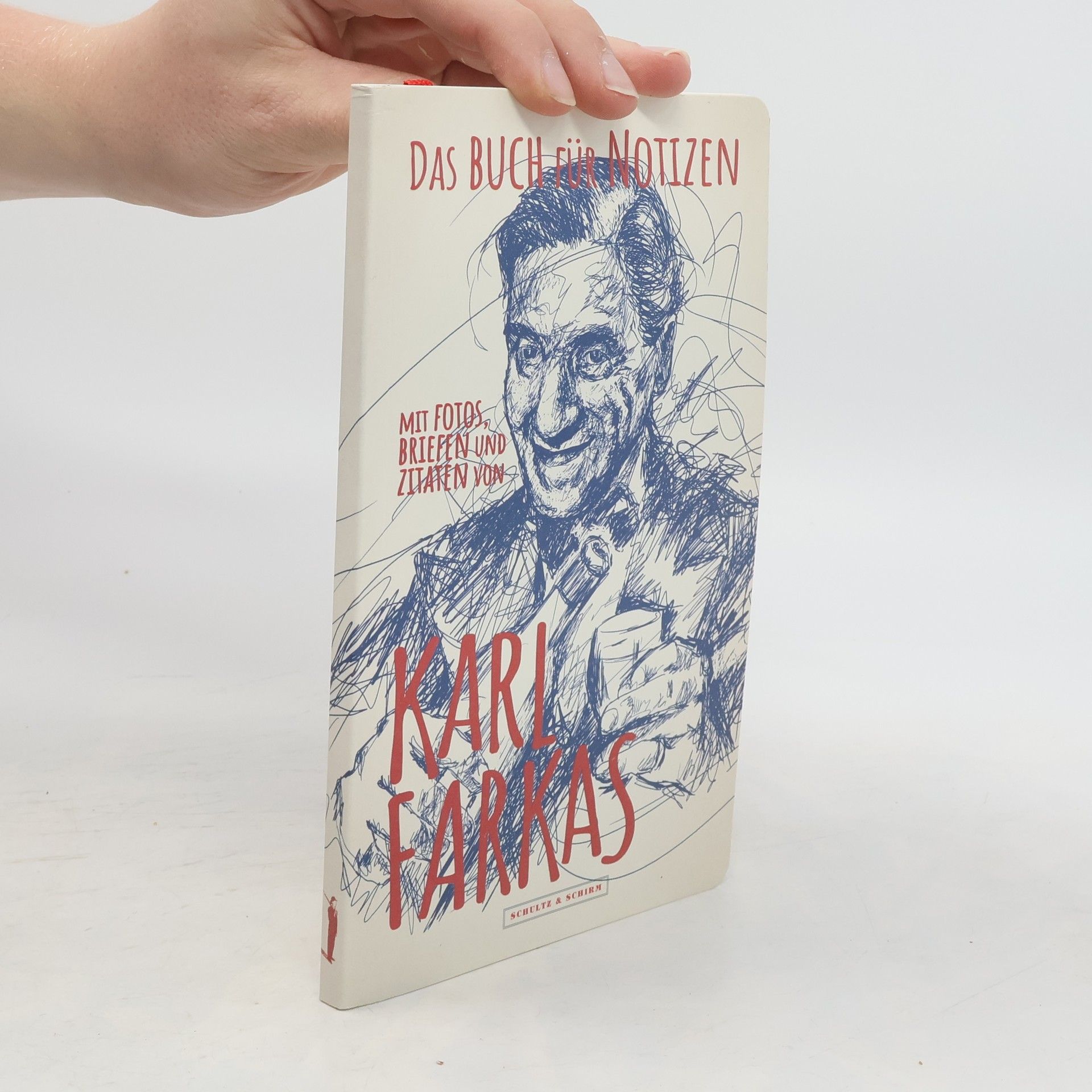 Julia Sobieszek Das Buch für Notizen mit Fotos, Briefen und Zitaten von Karl Farkas