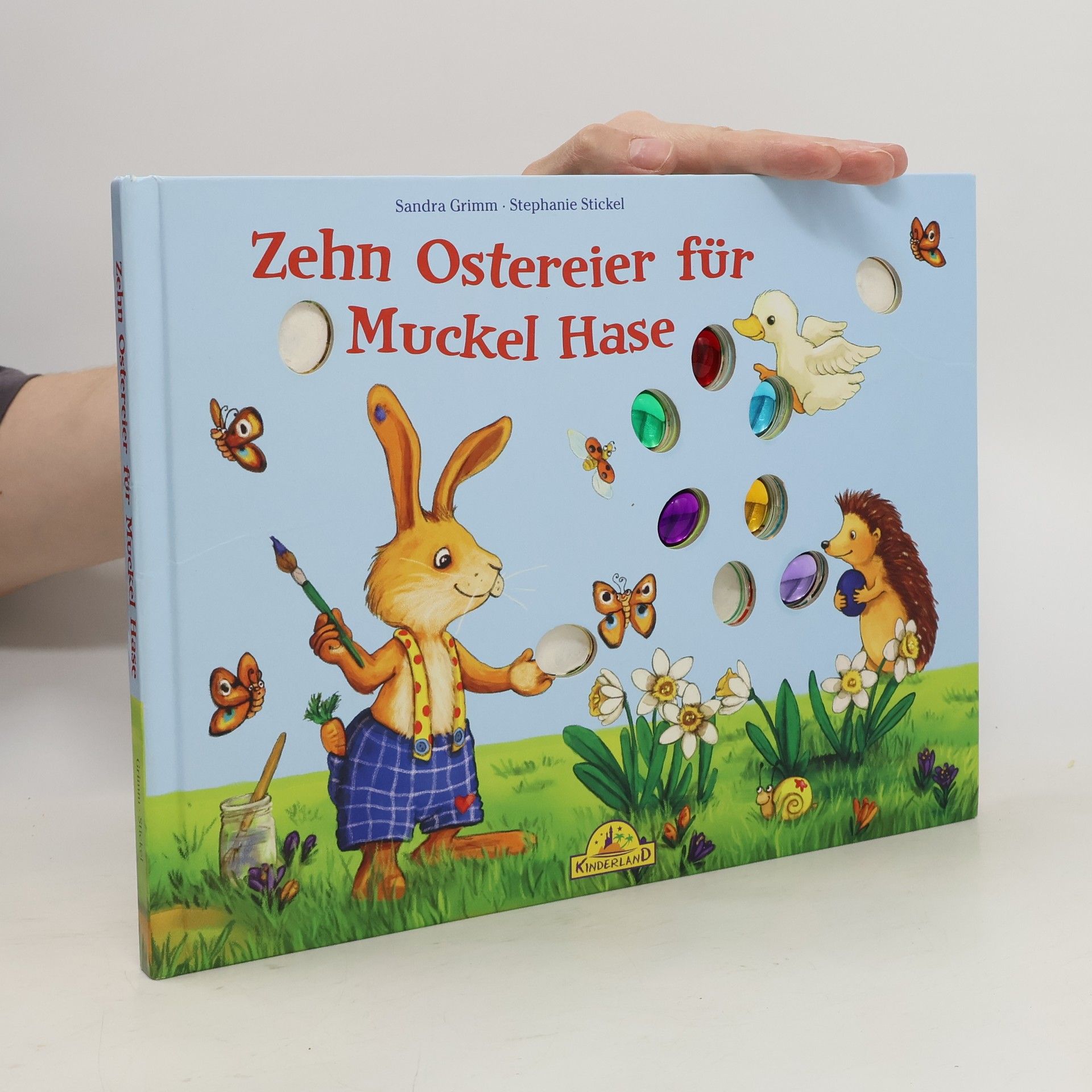 Sandra Grimm Zehn Ostereier für Muckel Hase