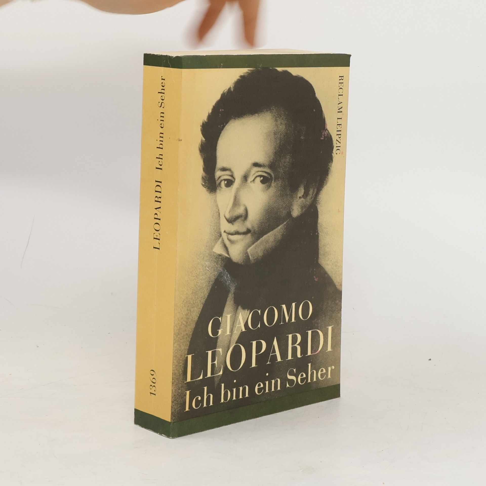 Giacomo Leopardi Ich bin ein Seher