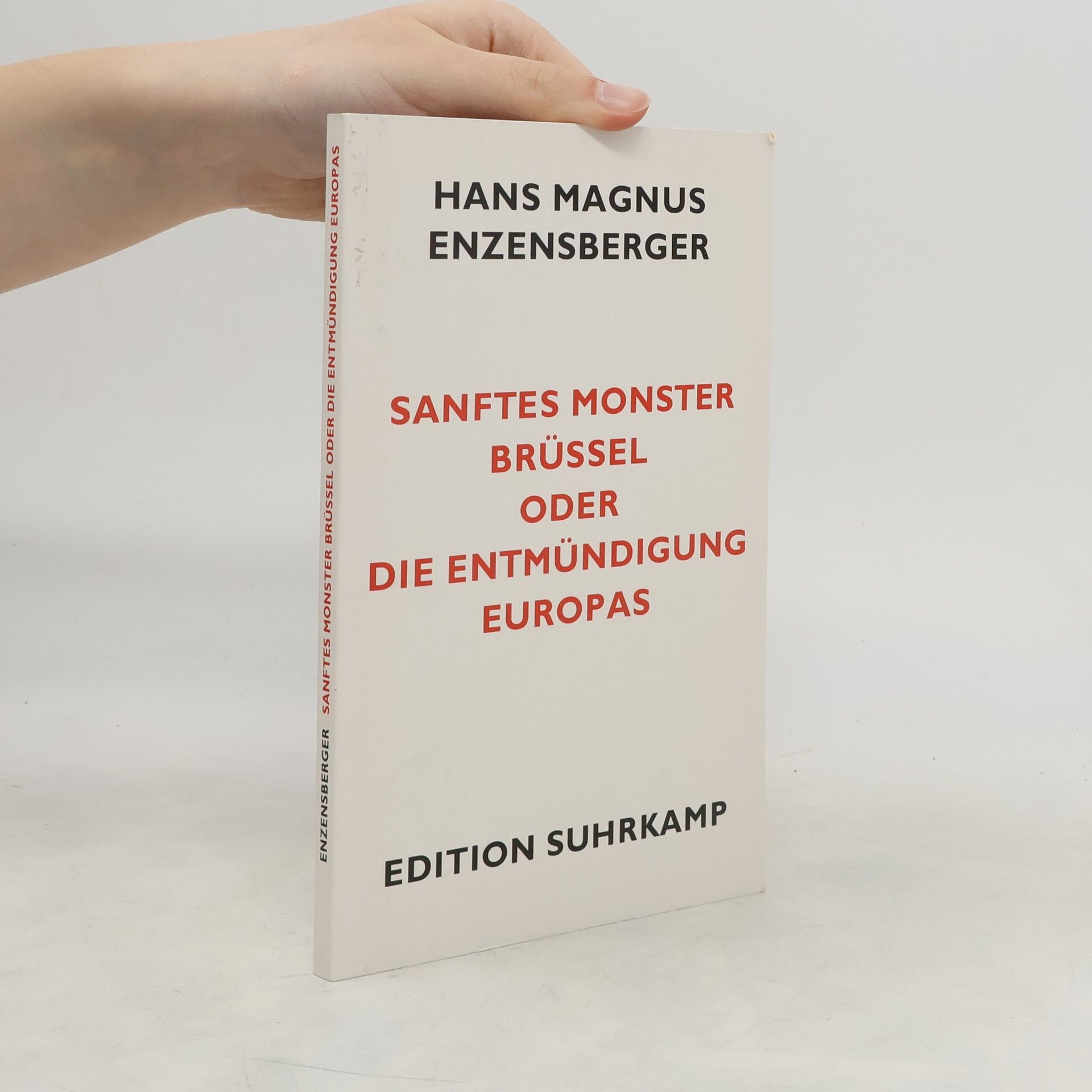 Hans Magnus Enzensberger Sanftes Monster Brüssel oder die Entmündigung Europas