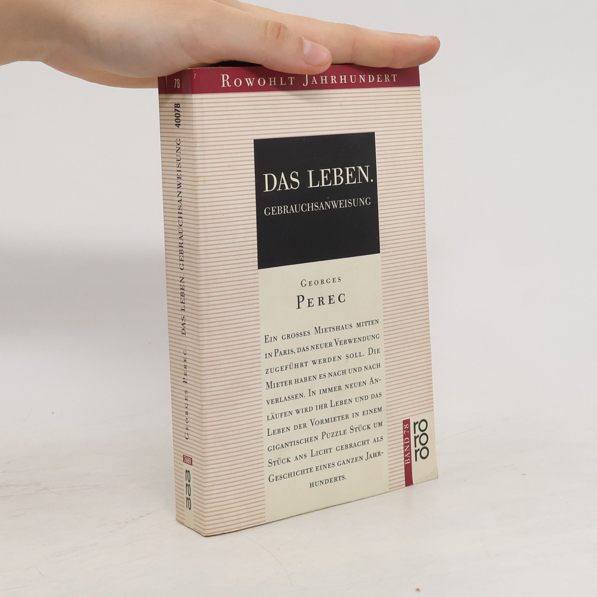 Georges Perec Das Leben