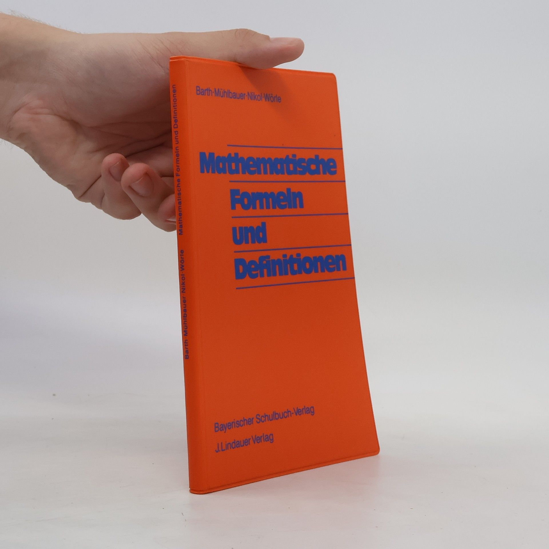 Barth Mühlbauer Mathematische Formeln und Definitionen