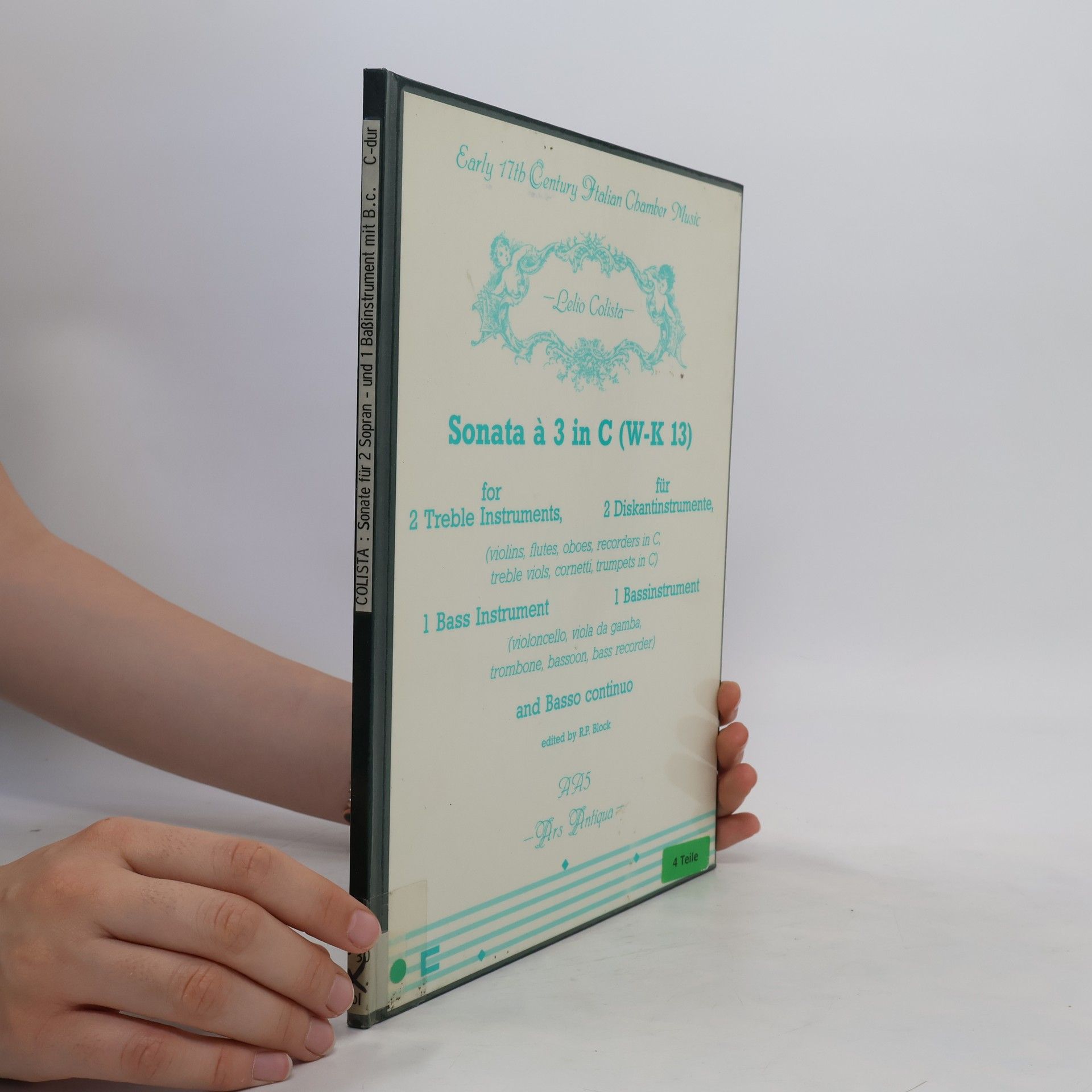 Collectif d'auteurs Sonata á 3 in C (W-K 13)