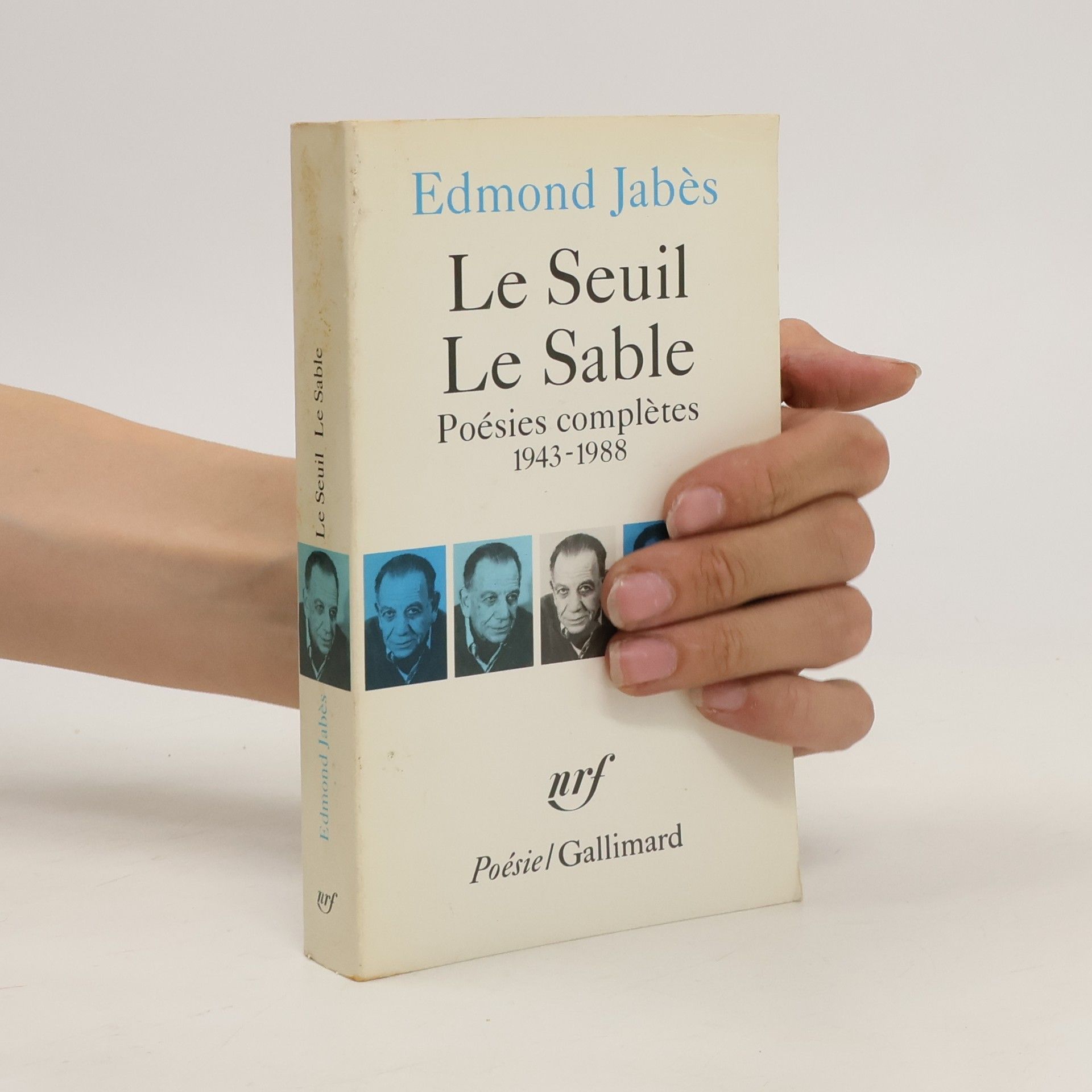 Edmond Jabés Le Seuil. Le Sable