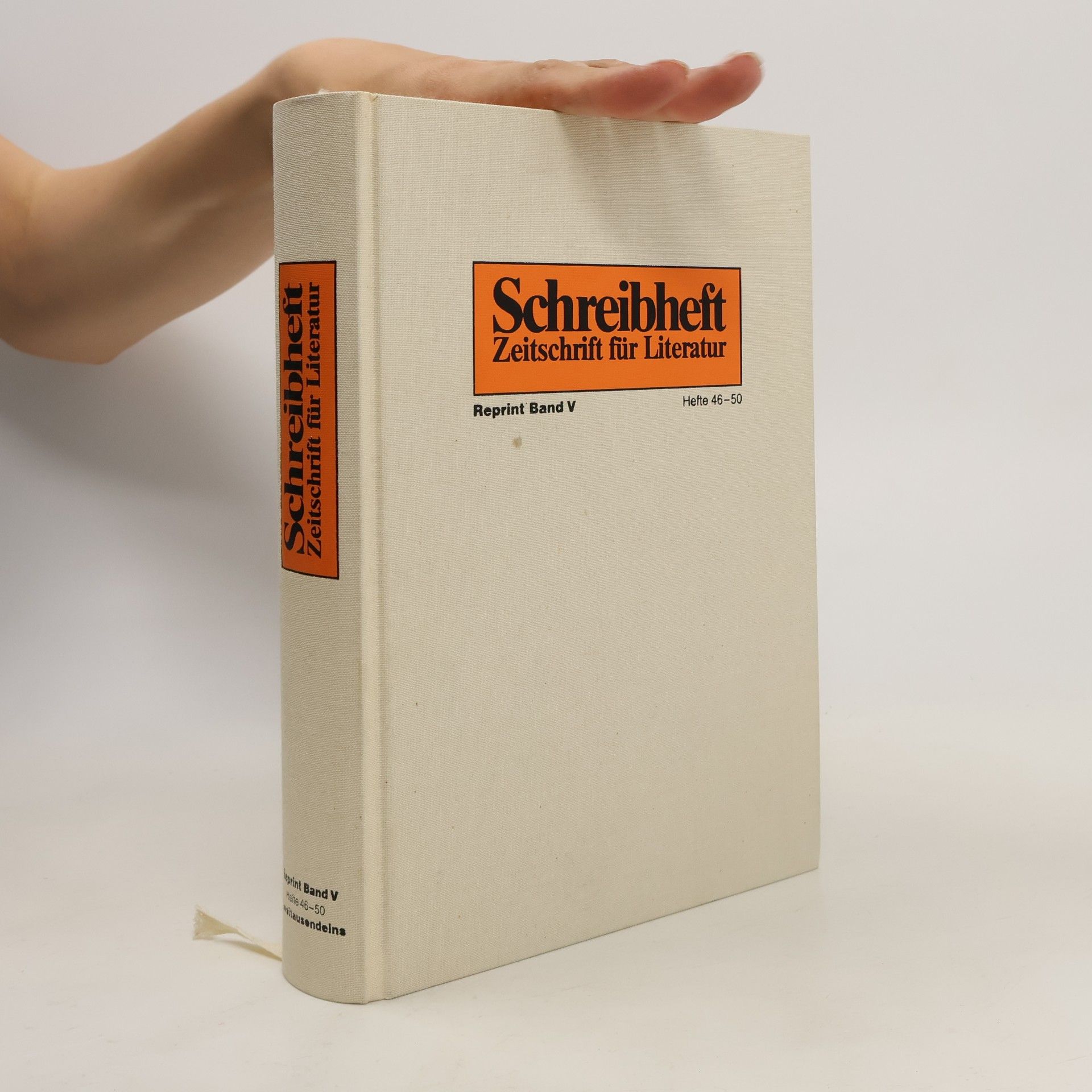 Norbert Wehr Schreibheft. Band V