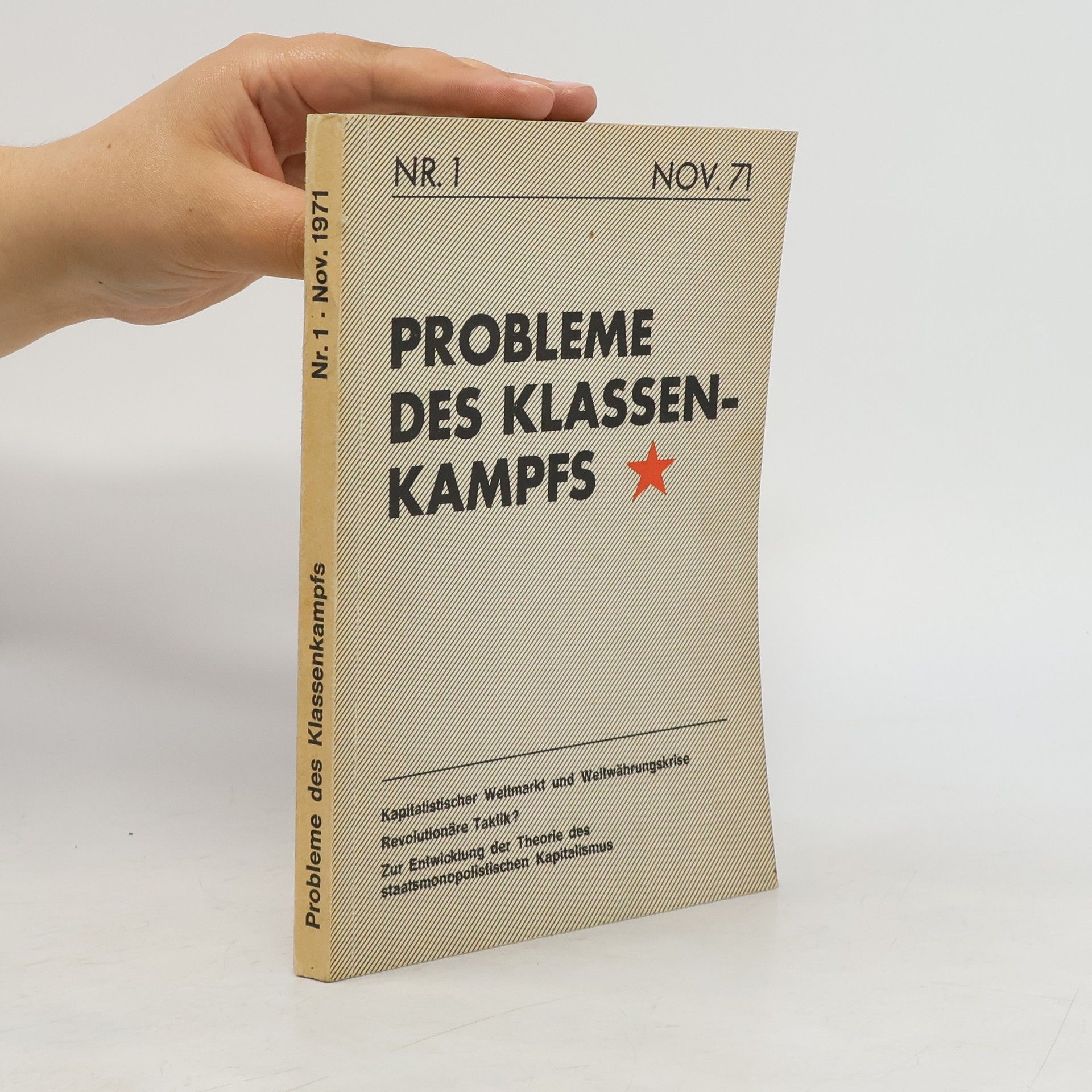 Autorenkollektiv Probleme des Klassenkampfs 1