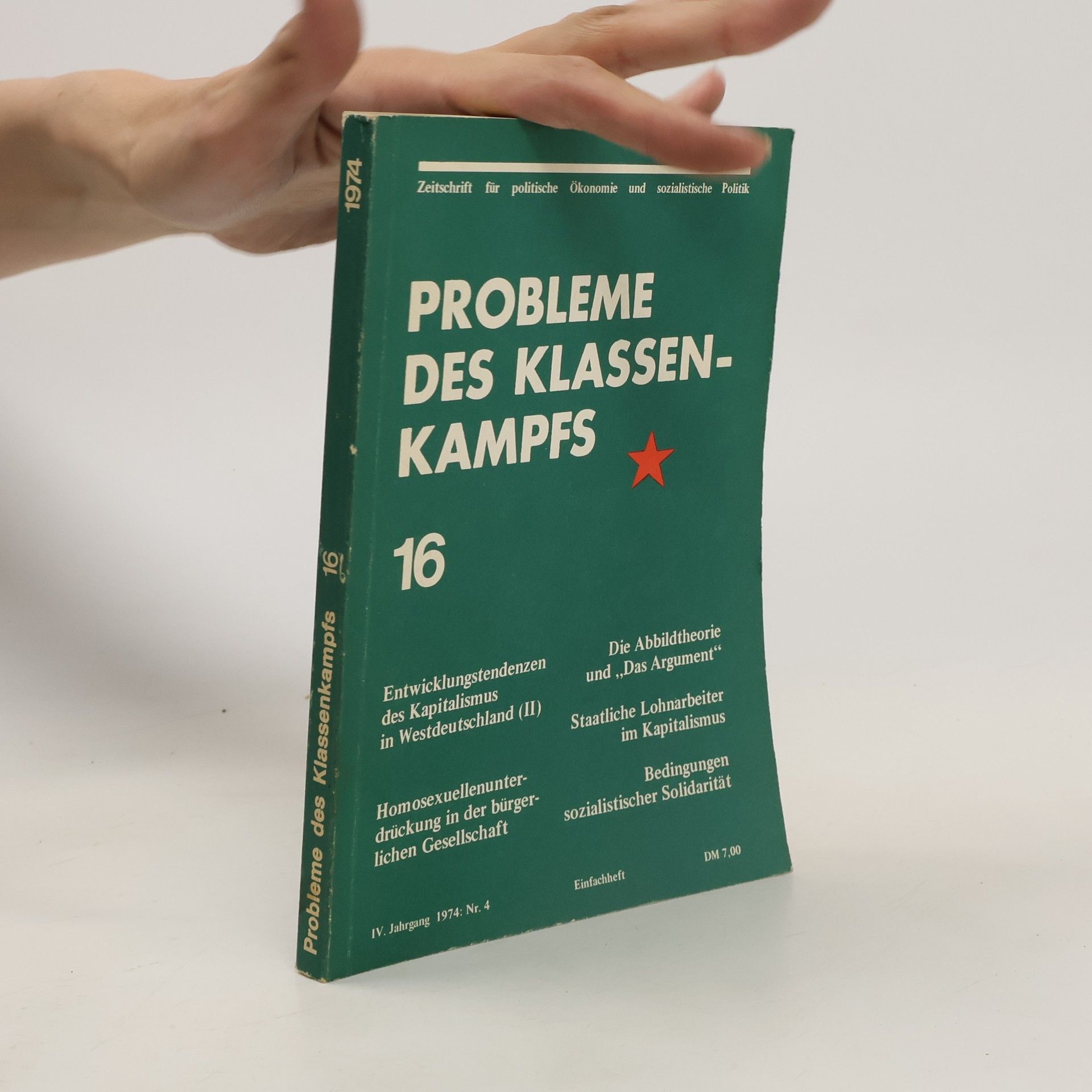 Autorenkollektiv Probleme des Klassenkampfs 16