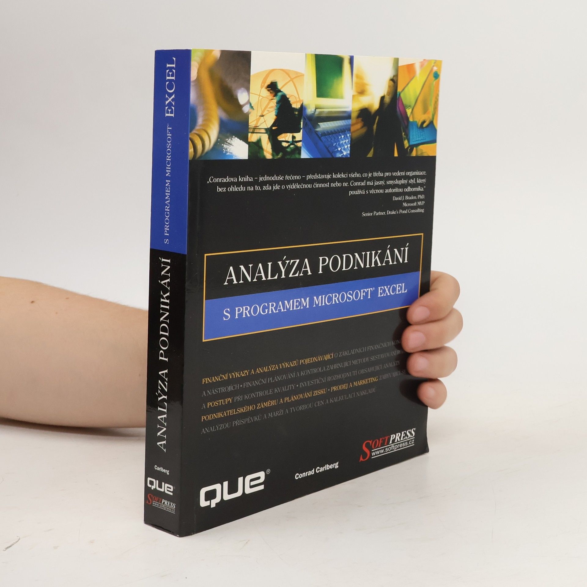 Conrad George Carlberg Analýza podnikání s programem Microsoft Excel