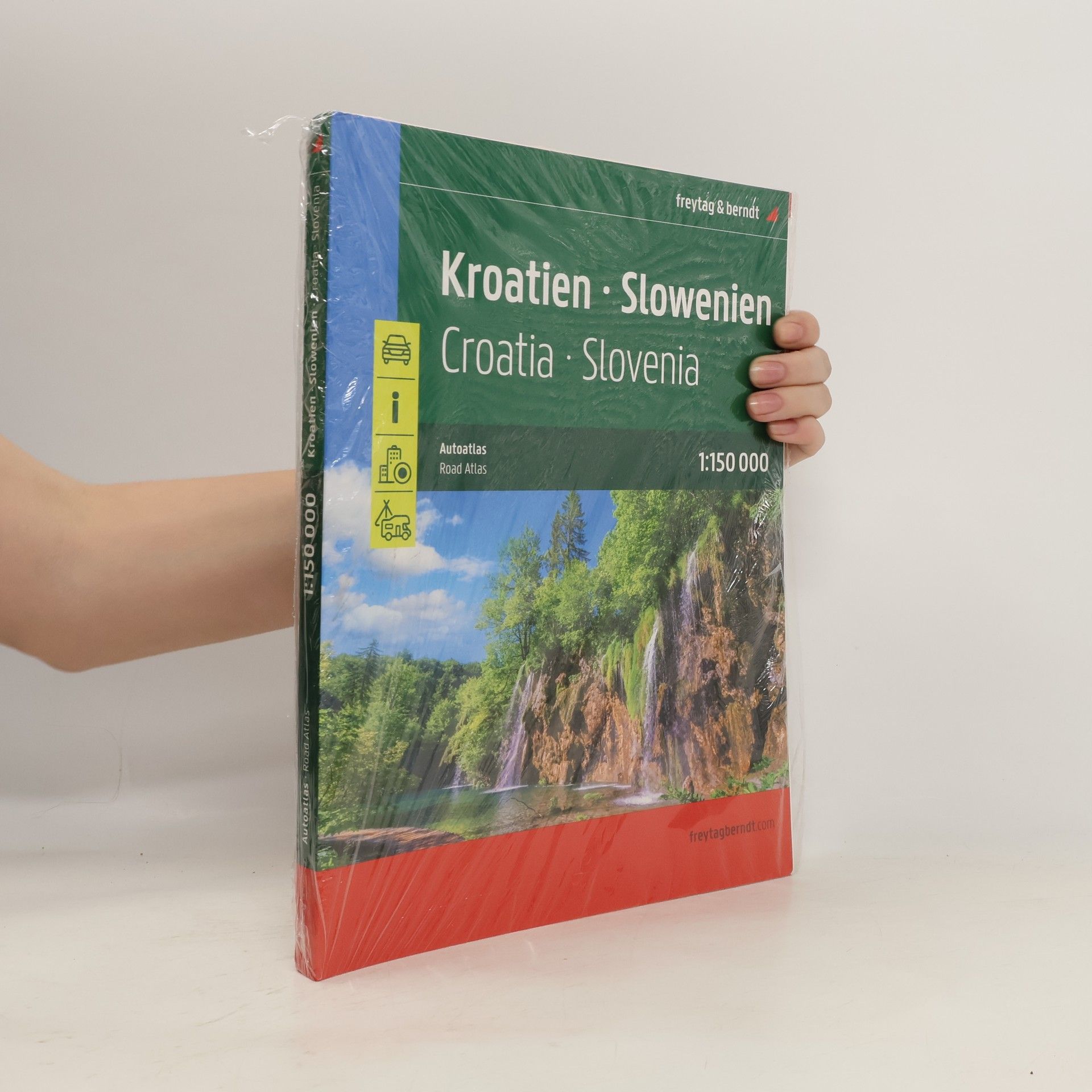 Collectif d'auteurs Kroatien - Slowenien, Autoatlas 1:150.000, freytag & berndt