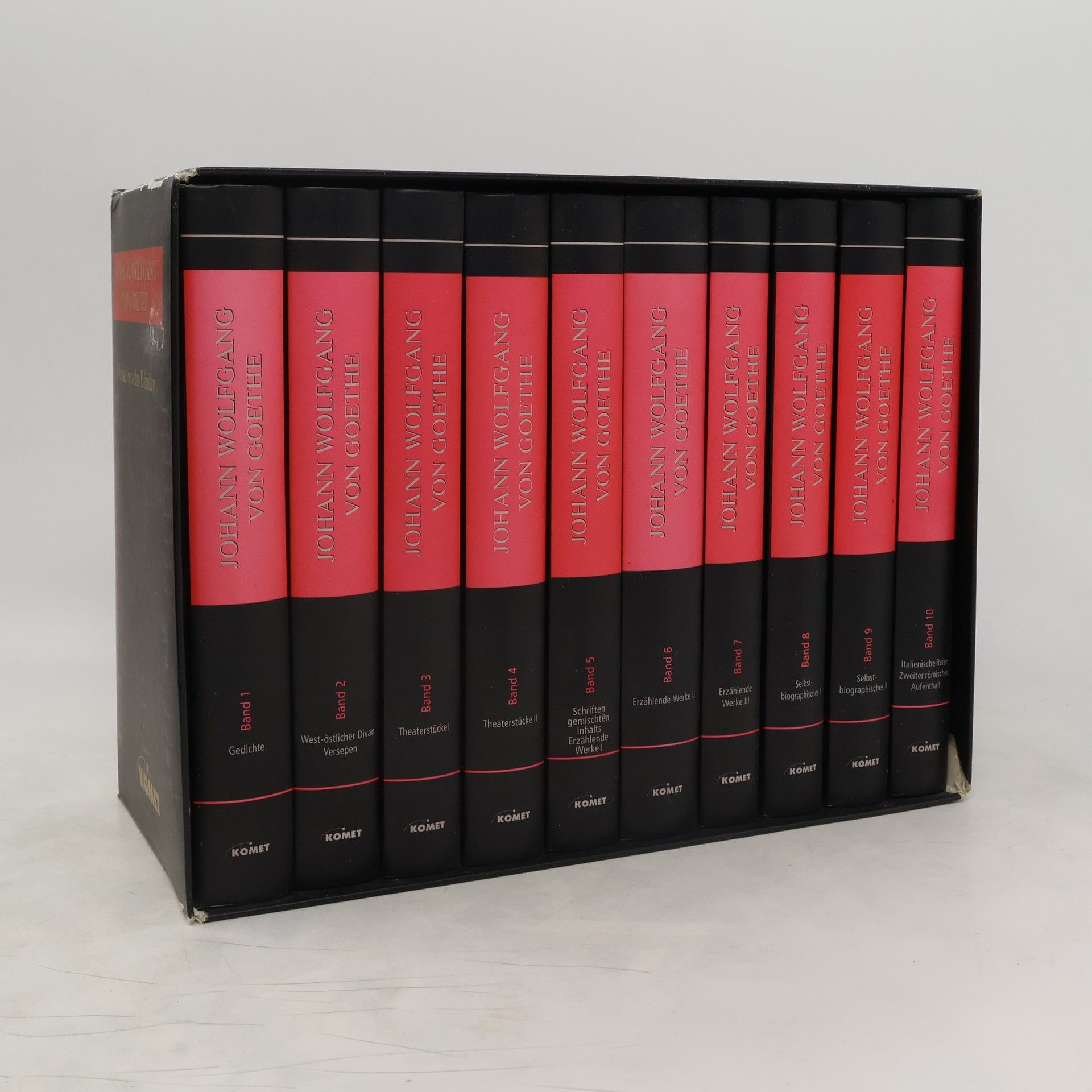 Johann Wolfgang von Goethe Johann Wolfgang von Goethe Werke in zehn Bänden. 1-10