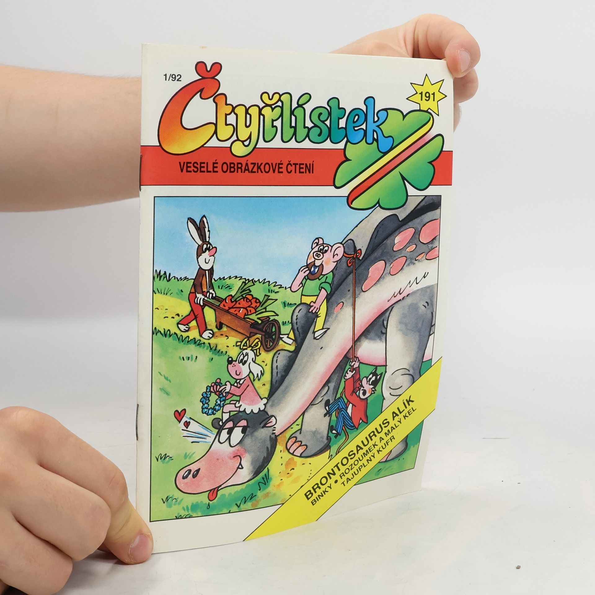 kolektiv Čtyřlístek 191, 1/1992. Brontosaurus Alík
