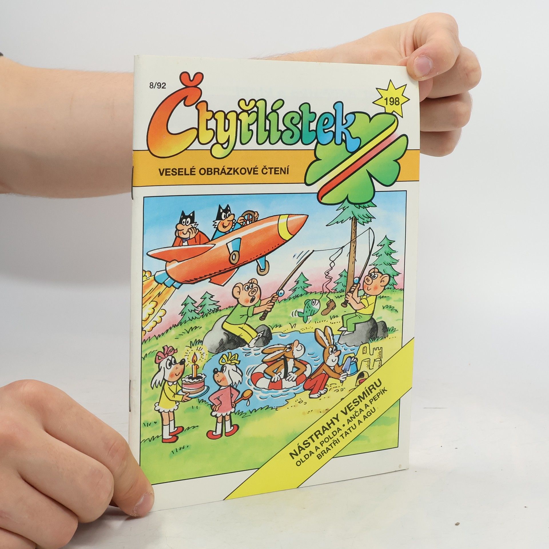 kolektiv Čtyřlístek 198. 8/1992. Nástrahy vesmíru