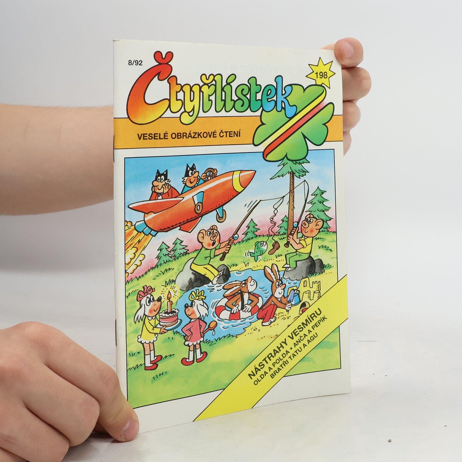 kolektiv Čtyřlístek 198. 8/1992. Nástrahy vesmíru