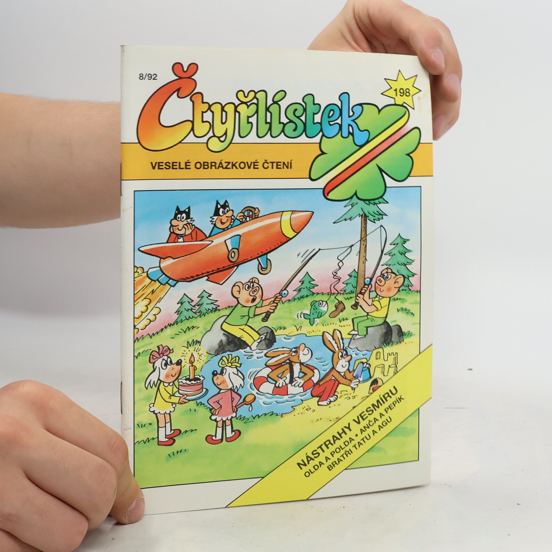 kolektiv Čtyřlístek 198. 8/1992. Nástrahy vesmíru