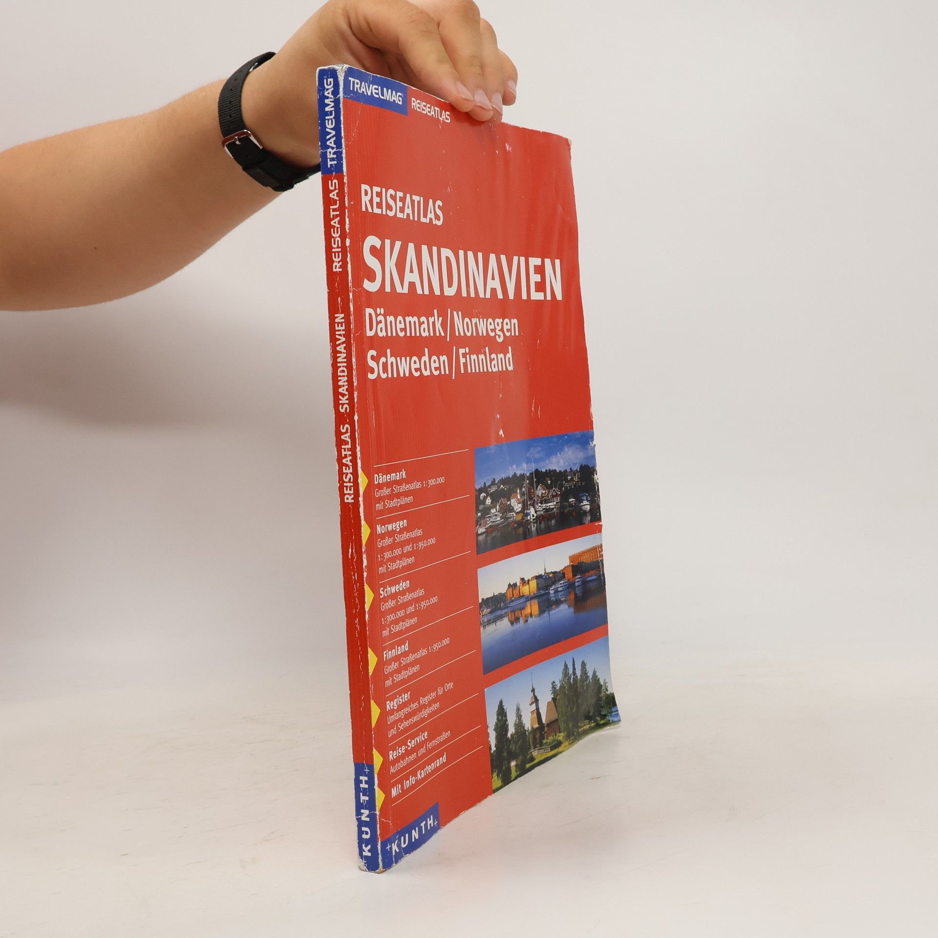 kolektiv Reiseatlas. Skandinavien, Dänemark, Norwegen, Schweden, Finnland