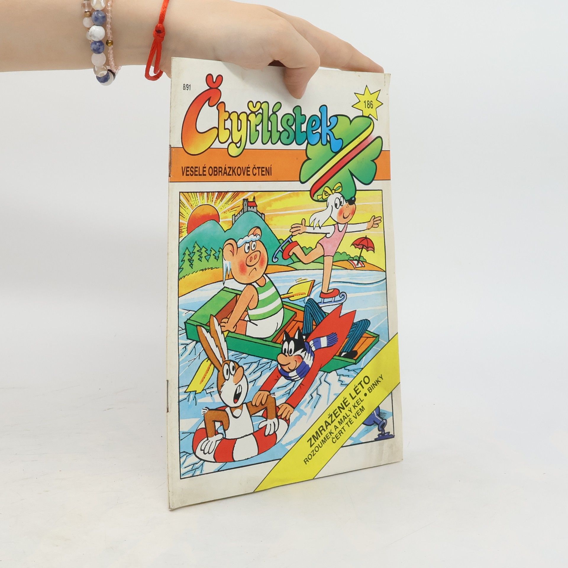 Kolektiv autorů Čtyřlístek 186, 8/1991