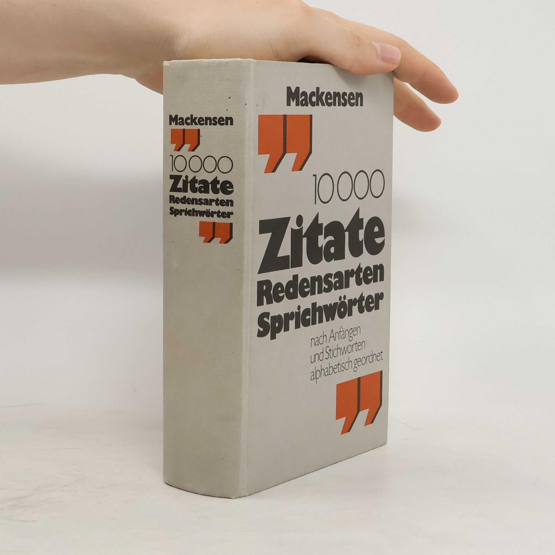 Lutz Mackensen 10 000 Zitate, Redensarten, Sprichwörter