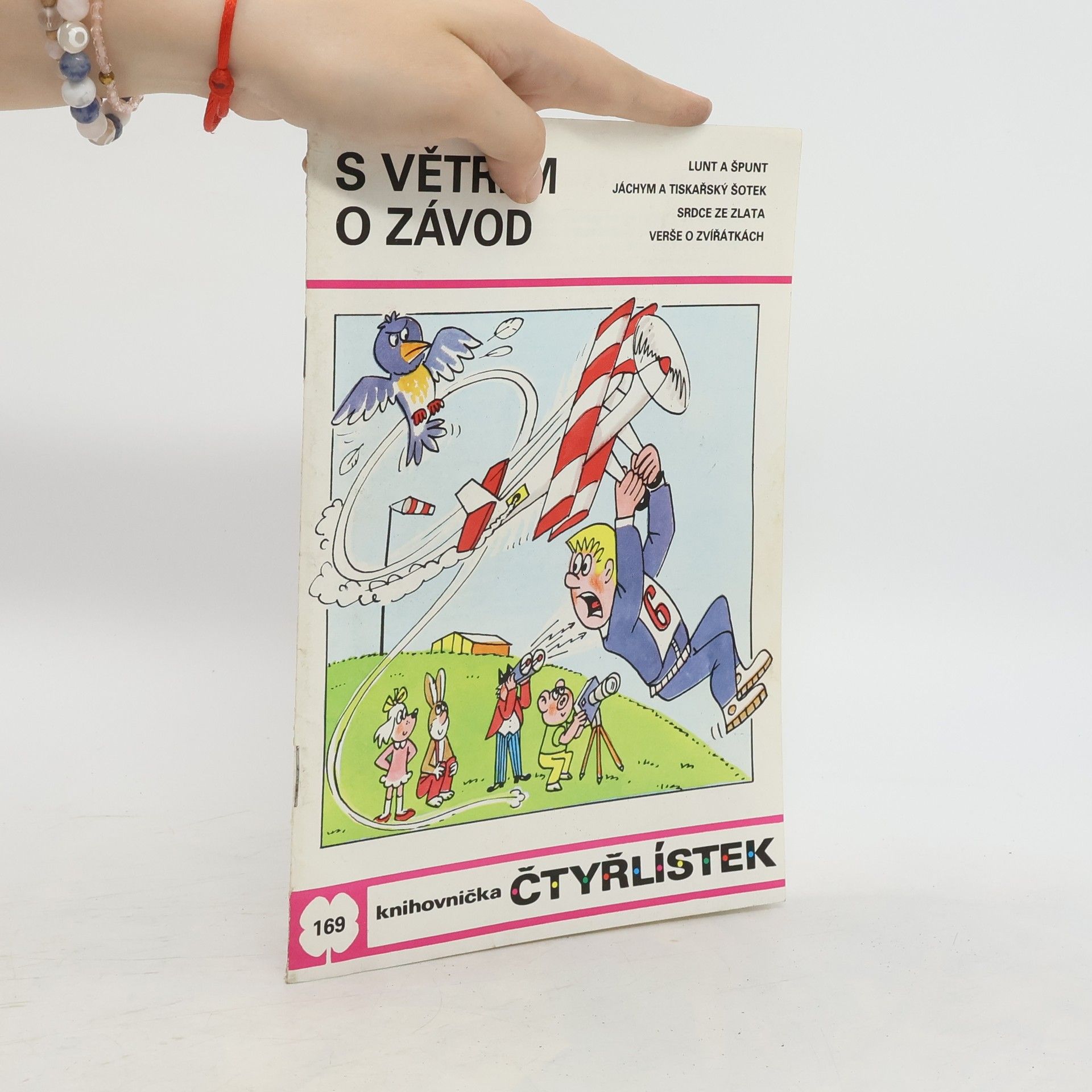 Ljuba Štíplová Čtyřlístek 169. S větrem o závod