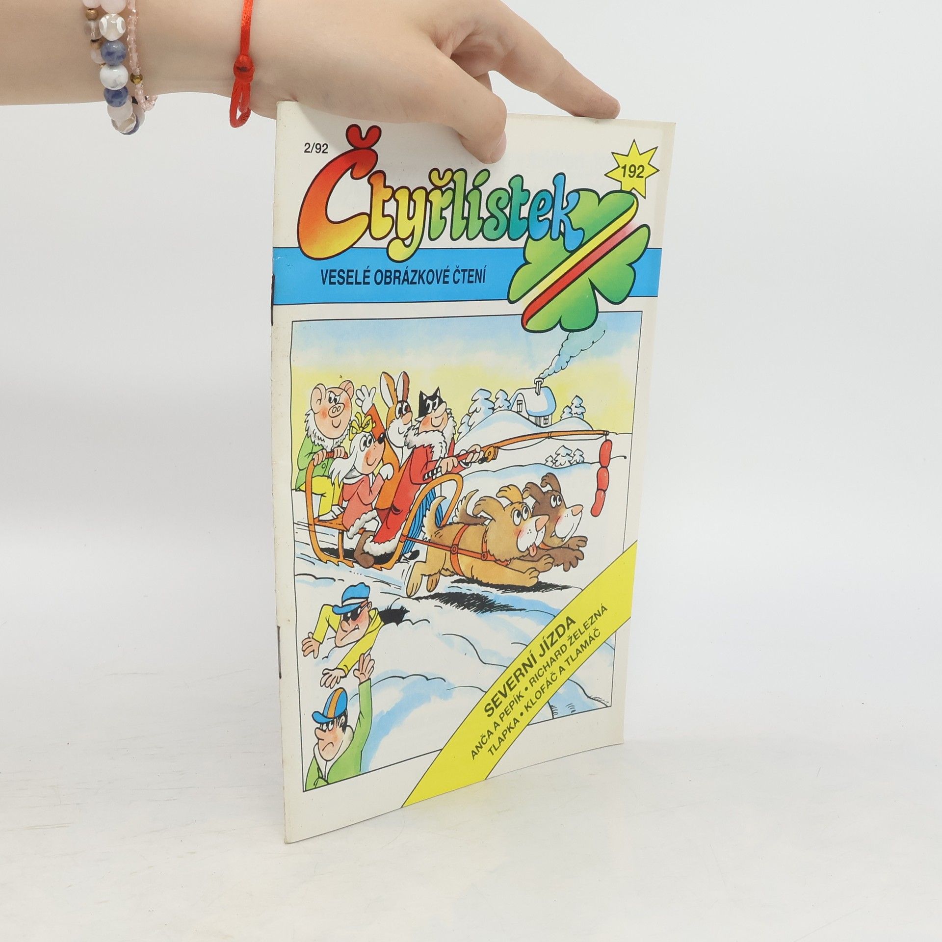 Jaroslav Němeček Čtyřlístek 192. 2/1992. Severní jízda