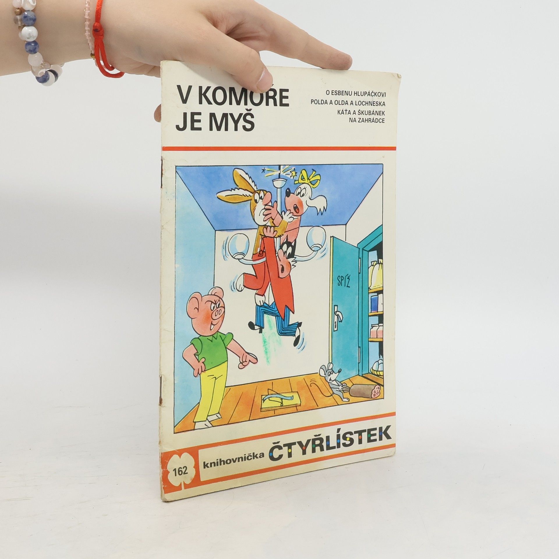 Ljuba Štíplová Čtyřlístek 162. V komoře je myš